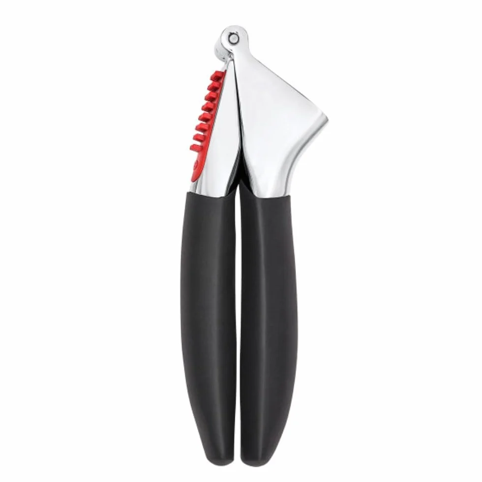Oxo Grips Wyciskarka do Czosnku, Cynk, Czarny/Srebrny, 17,5 cm