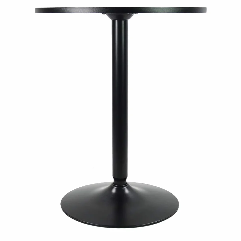 KKTONER Okrągły stół barowy 60 cm blat do baru koktajlowego pubu kawy herbaty jadalni bistro stół zewnętrzny (74 cm wys.)