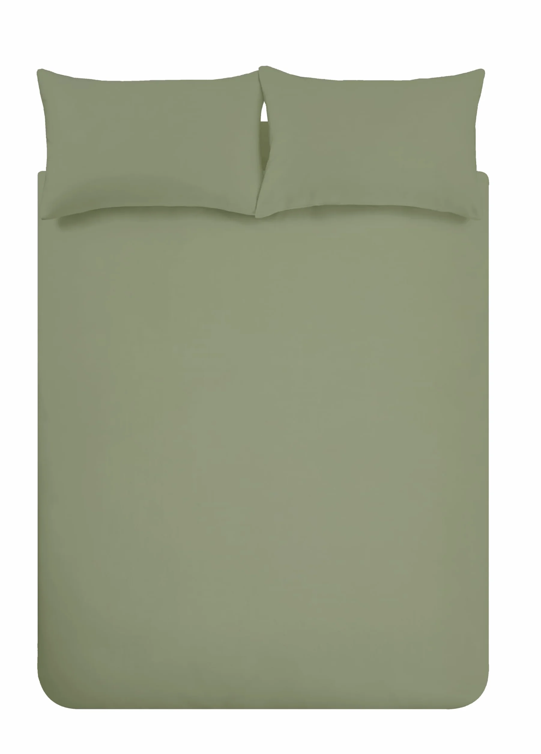 Bianca Plain Dyed Military Green Zestaw Pościel 150 cm 100% Bawełna Percale