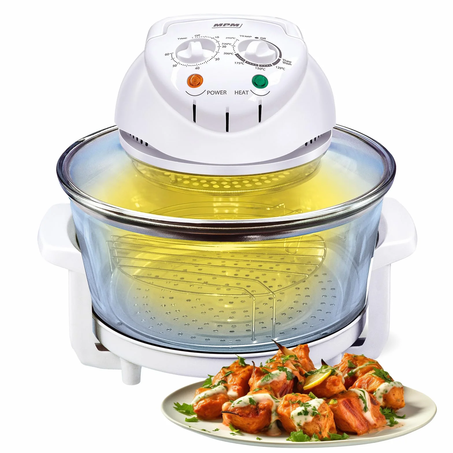 MPM MKO-01 Mini Piekarnik Elektryczny 17l Multicooker z Funkcją Samoczyszczenia