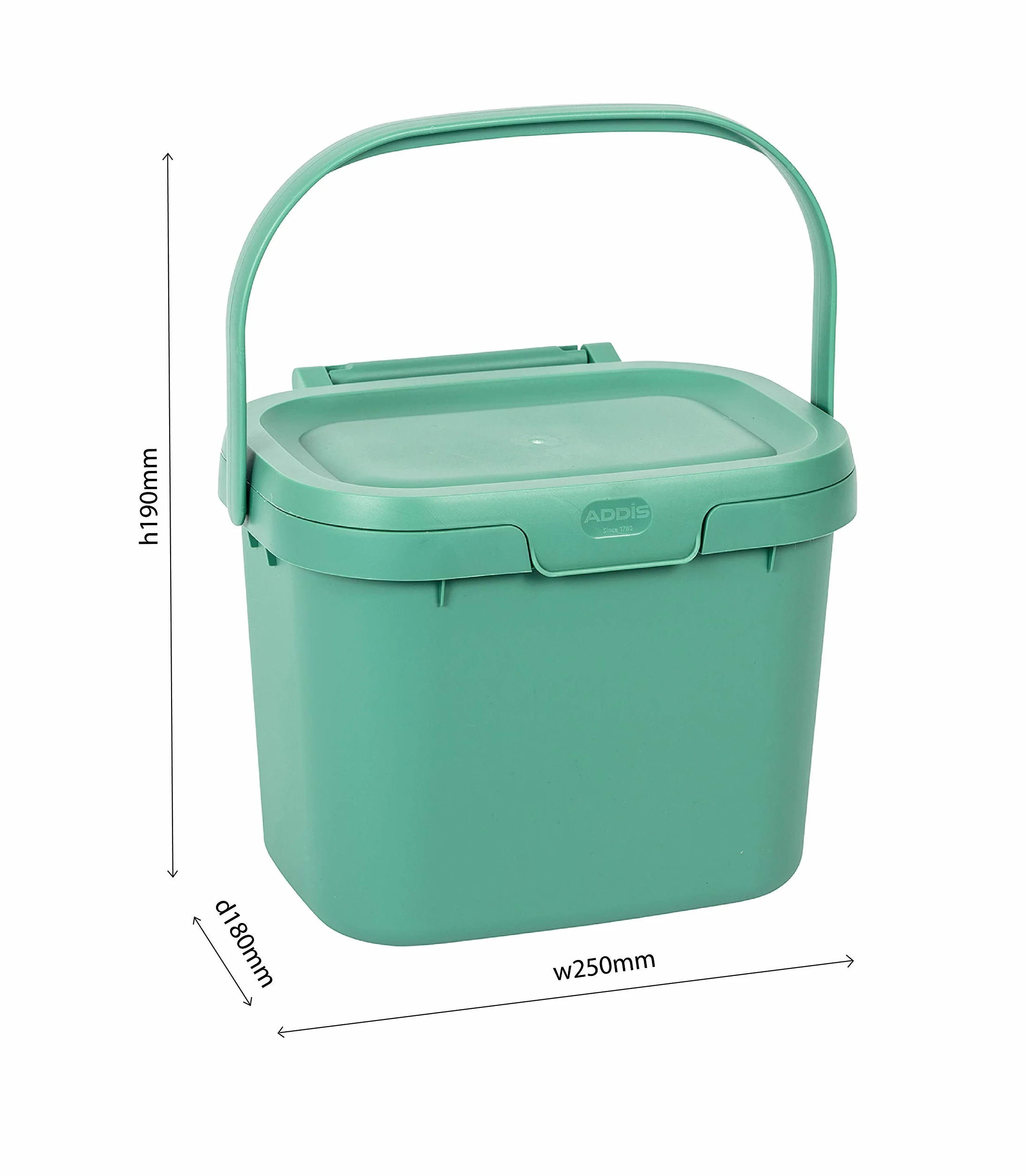 Addis Everyday Kitchen pojemnik na kompost 4,5 l plastikowy szałwiowy
