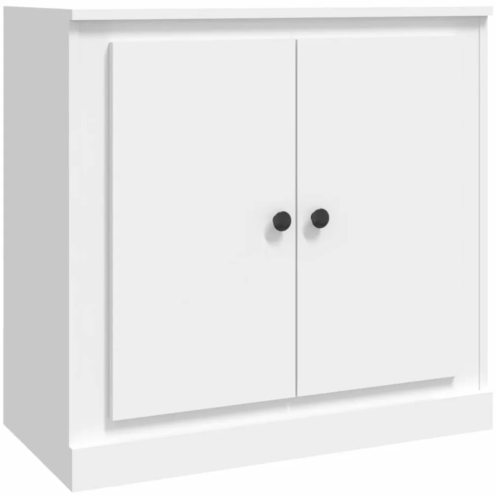 Kredens zestaw 3 sztuk, biały materiał drewnopochodny, szerokość 210 cm, uniwersalna szafka do przechowywania do salonu, kuchni, korytarza, biura, nowoczesne wzornictwo, trwała, łatwa w