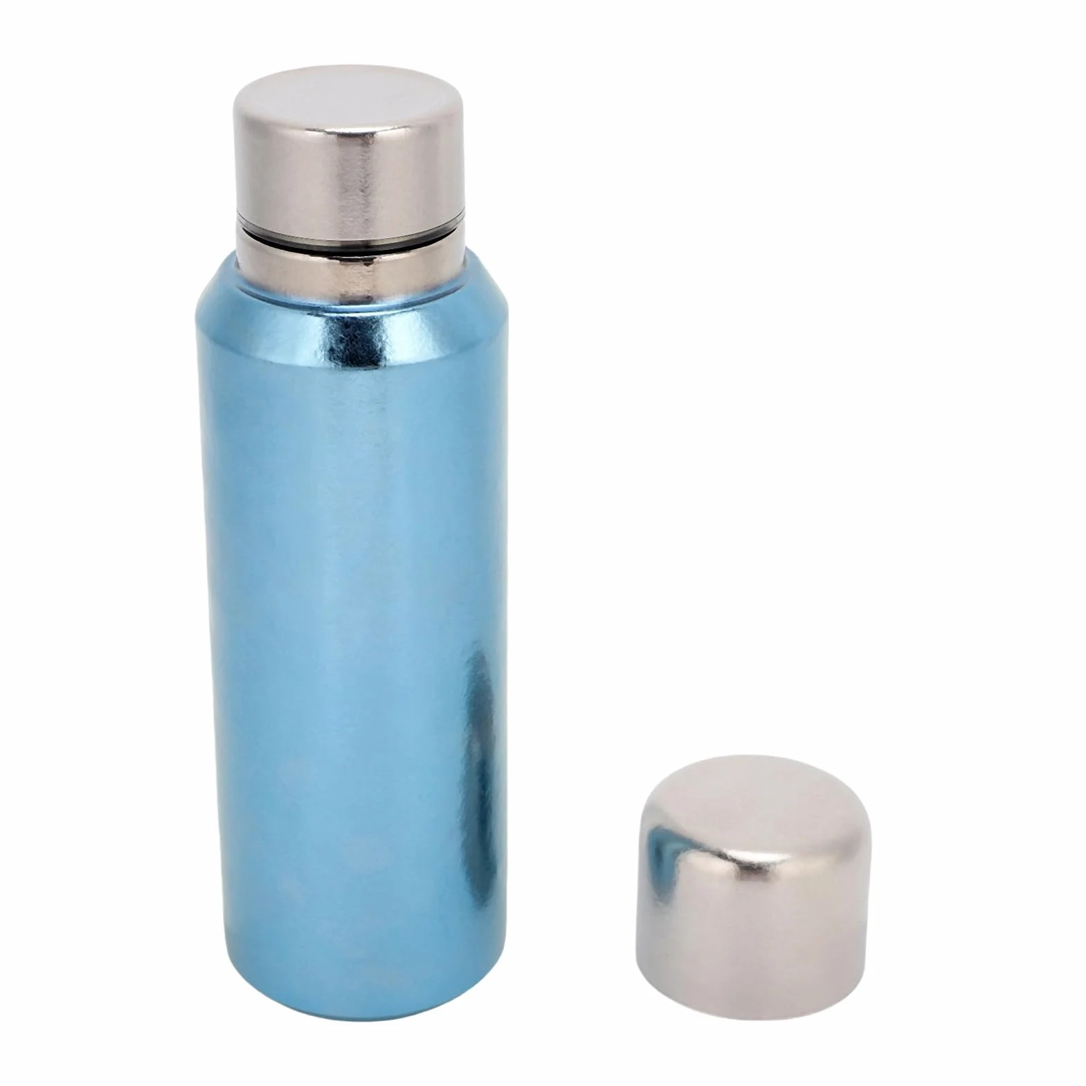 Butelka na wodę Pure Ti 500 Ml Izolowana, Szczelna Termos, Podwójna ścianka Próżniowego Zaparzacza do Herbaty z Namagnesowanym Kubkiem, Lekka Butelka na wodę Wielokrotnego Użytku do Podróży