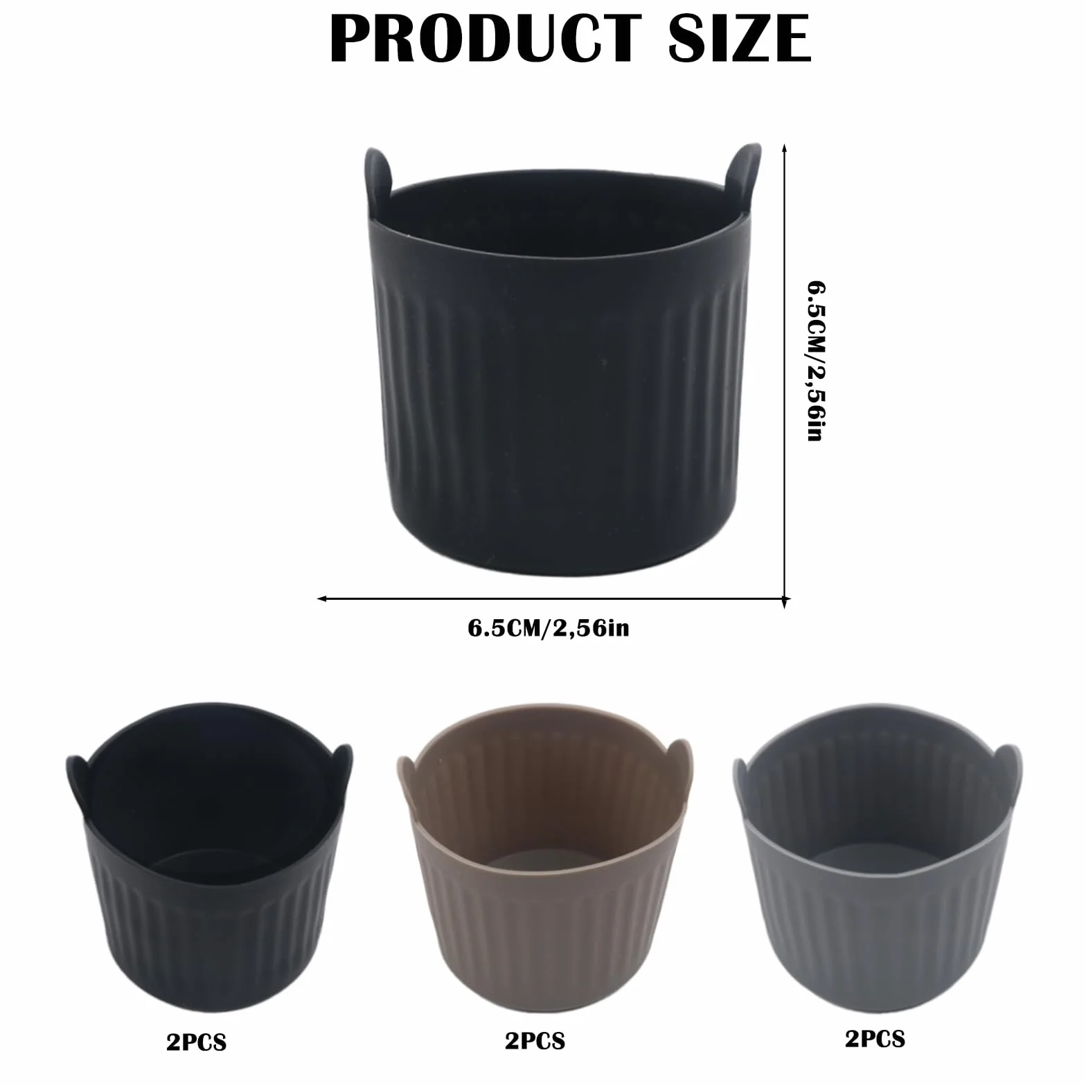 6 sztuk silikonowych form do Airfryer, wielokrotnego użytku akcesoria do Airfryer formy do jajek, wymienne papier do pieczenia akcesoria do urządzenia do smażenia na gorąco do przygotowywania ciast