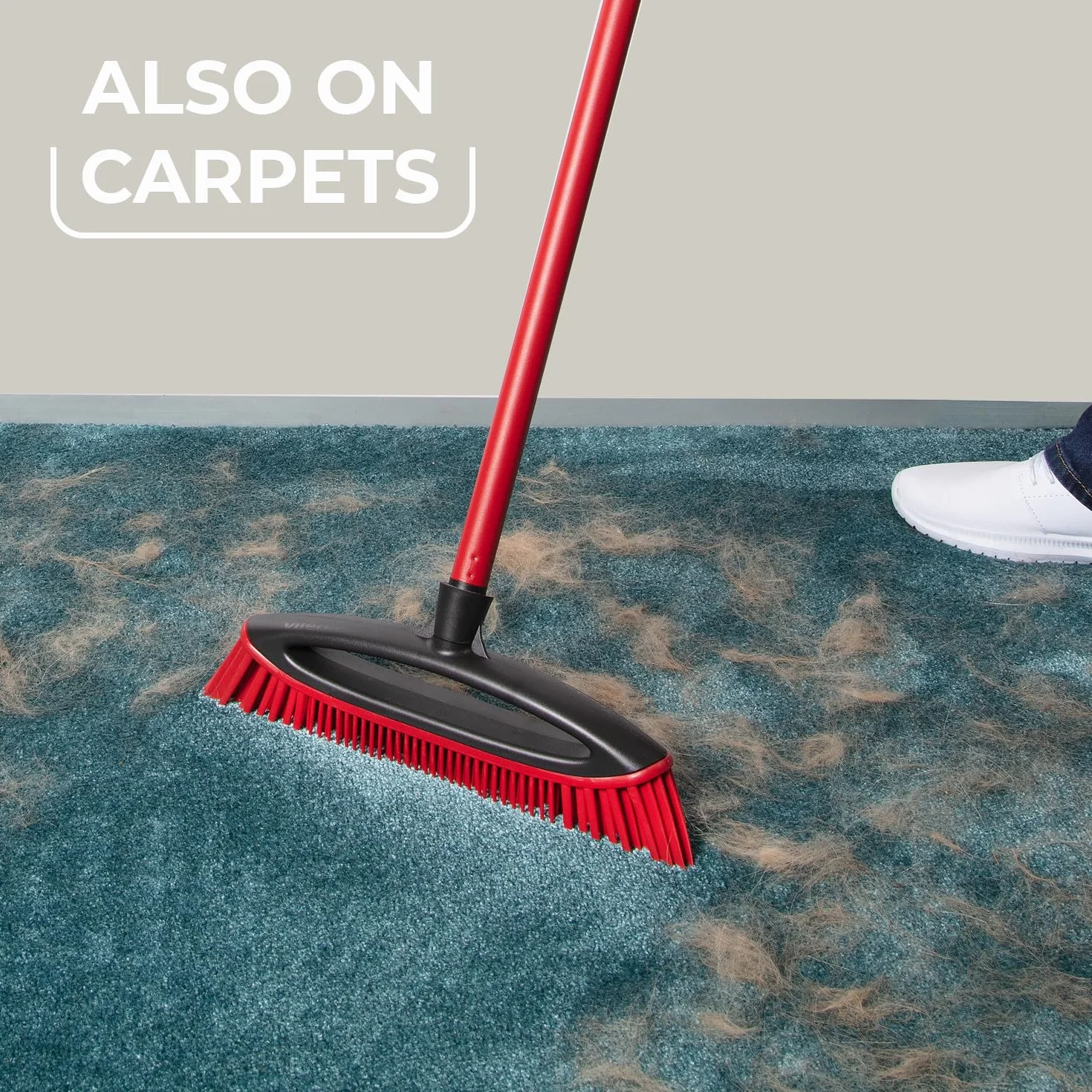 Vileda Pet Pro Szczotka do Zamiatania Sierści i Włosów Always Clean