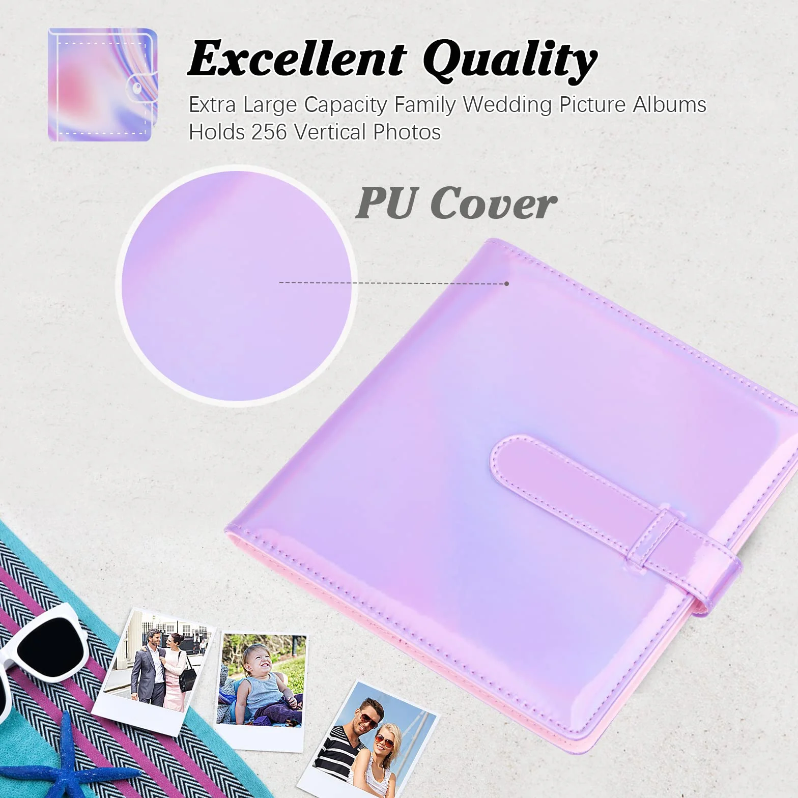 256 Photos Album for Fujifilm Instax Mini Camera, 2x3 Photo Album Book for Fujifilm Instax Mini 11 12 evo 9 90 70 40 8 Instant Camera