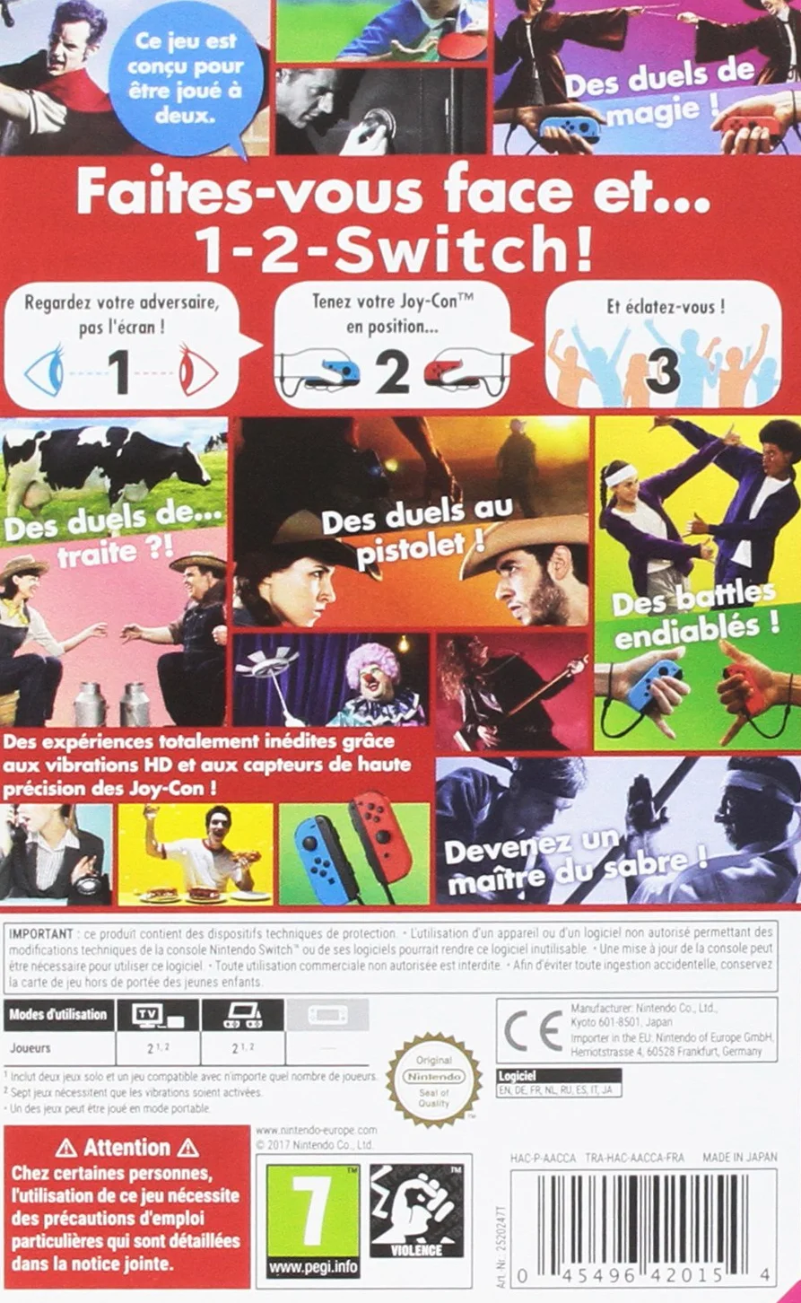 Nintendo 1-2 Switch Switch Standard Français Nintendo Switch