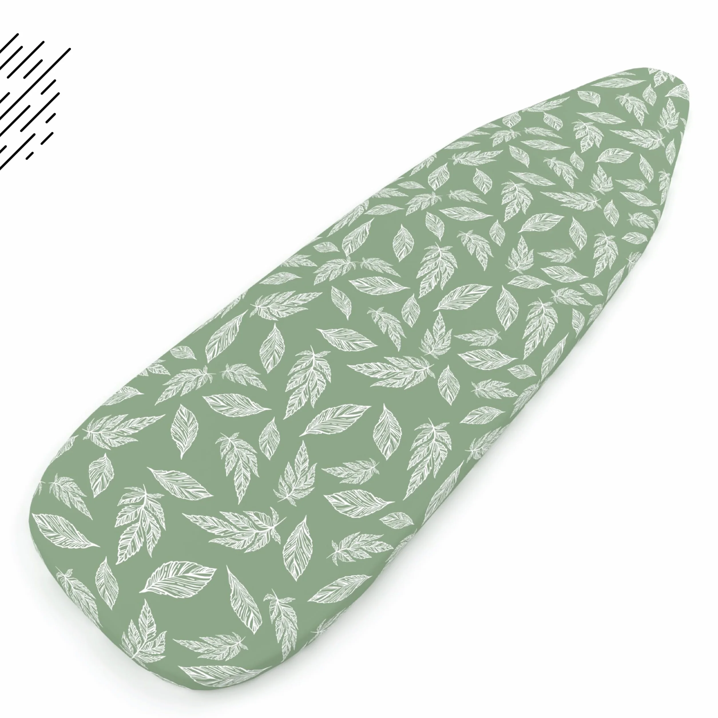 Encasa Homes Zapasowy pokrowiec na deskę do prasowania 135 x 45 cm, z wyściółką filcową 3 mm, odbijający ciepło