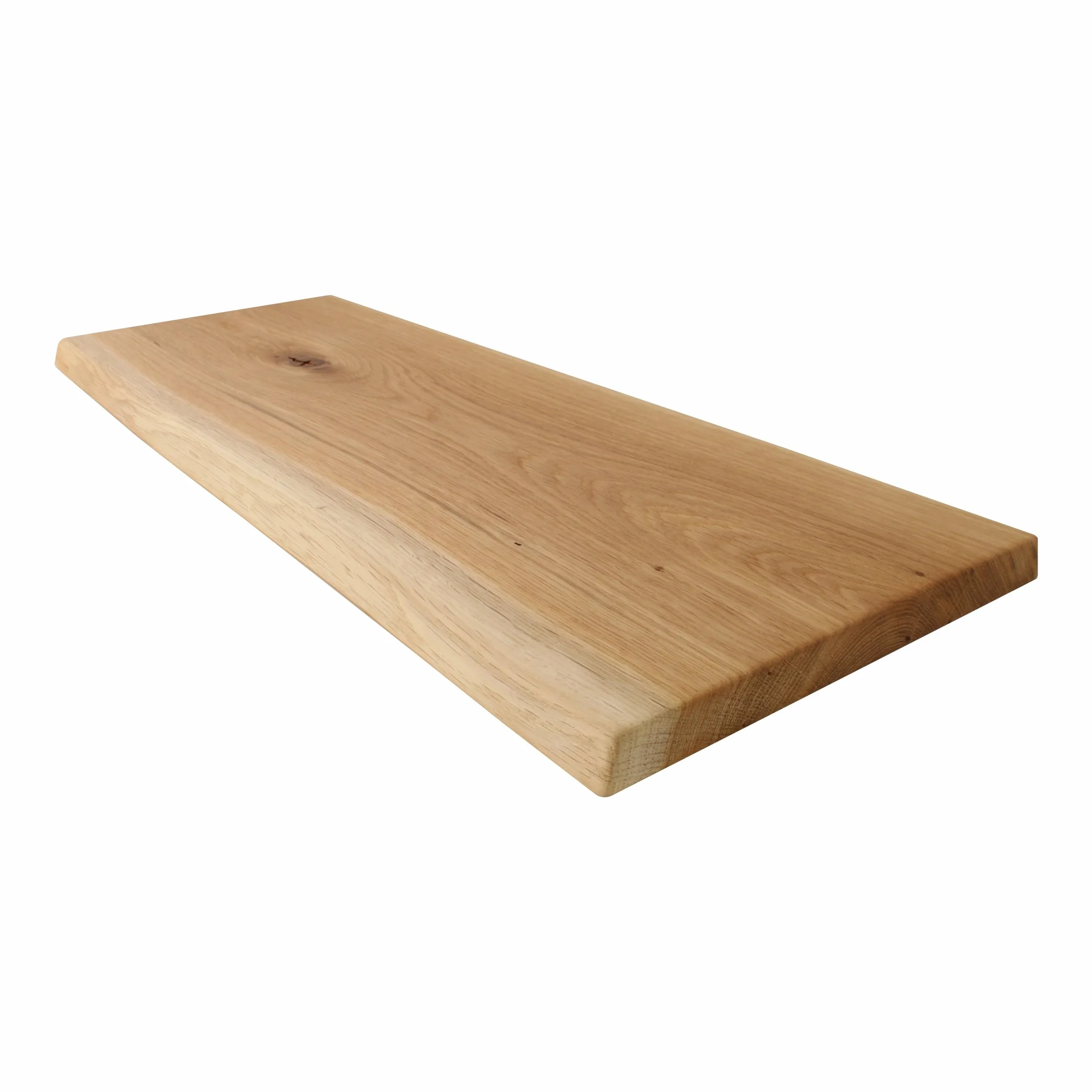 1 x designerska półka regałowa Live Edge dąb | lite drewno naturalne, dno regału, krawędź drzewa, regał wiszący, półka ścienna do salonu (20-25 cm G, 200 cm szerokość)