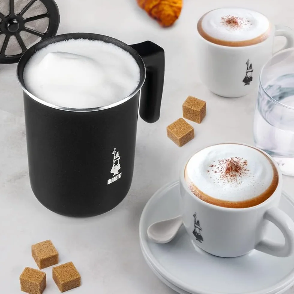 Bialetti Tutto Crema Spieniacz do Mleka Aluminiowy 230 W Czarny