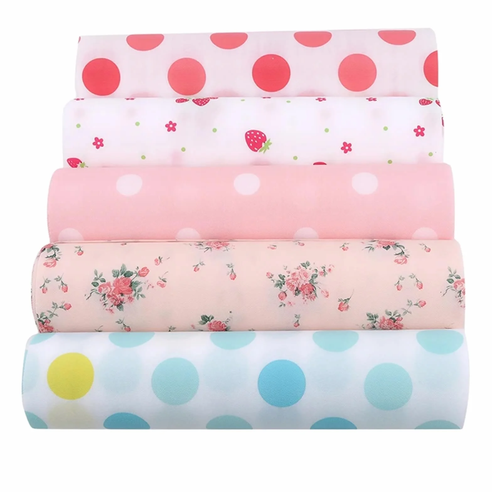 Wkładki do szuflad kuchennych, Zestaw 2 wkładek do szuflad wielokolorowych 300x30 cm szafki kuchennej(Flowers Pink)