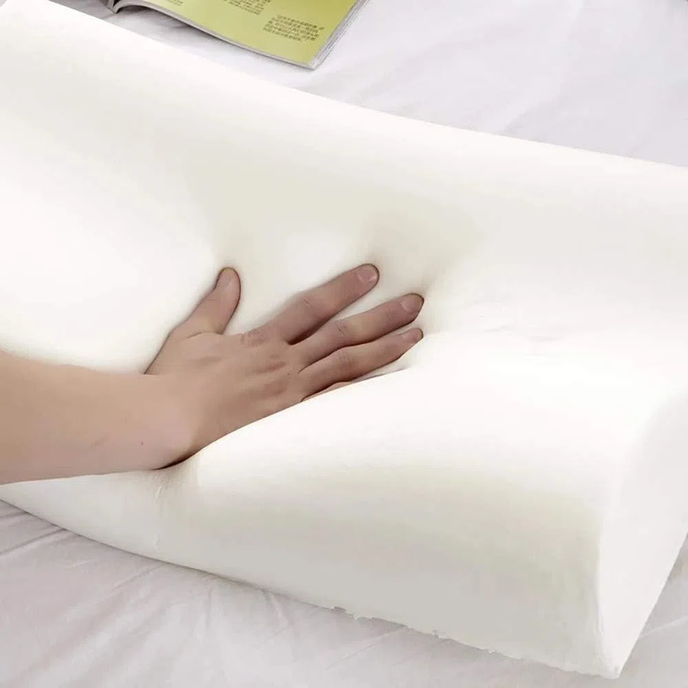 Poduszka pod kark z pianki z pamięcią kształtu, ergonomiczna, konturowa, szyjna, do głębokiego snu, ortopedyczne wsparcie zapobiegające chrapaniu