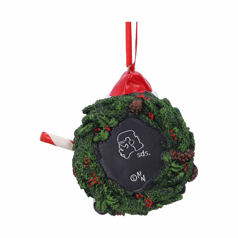 Nemesis Now Szturmowiec wieniec wiszący ornament 9 cm żywica biały