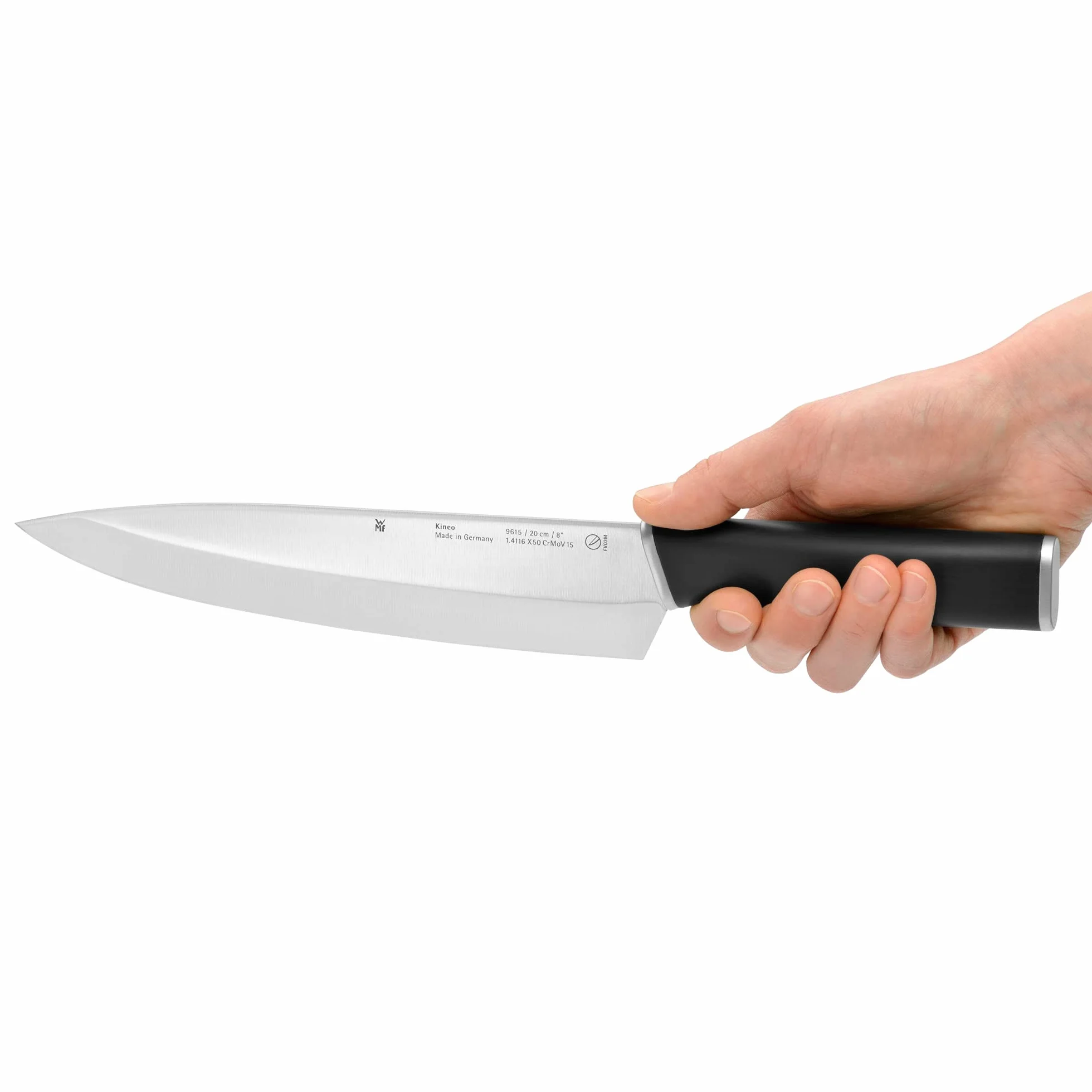 WMF Kineo nóż szefa kuchni 28 cm, wyprodukowano w Niemczech, ostry, Performance Cut, kinetyczne wzornictwo, specjalna stal ostrza, ostrze 15 cm