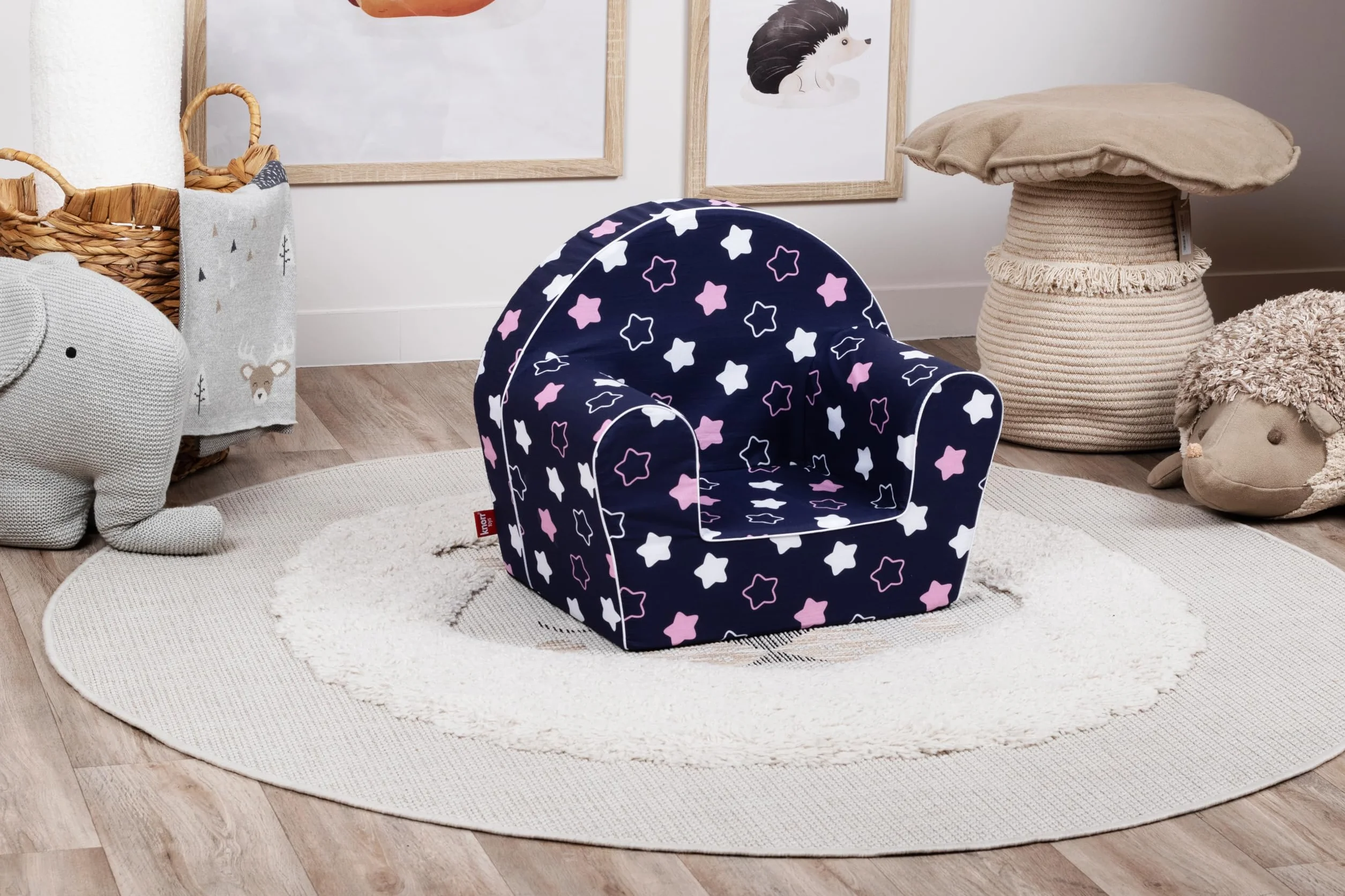 Knorrtoys 74032 krzesło dziecięce Star Blue Pink