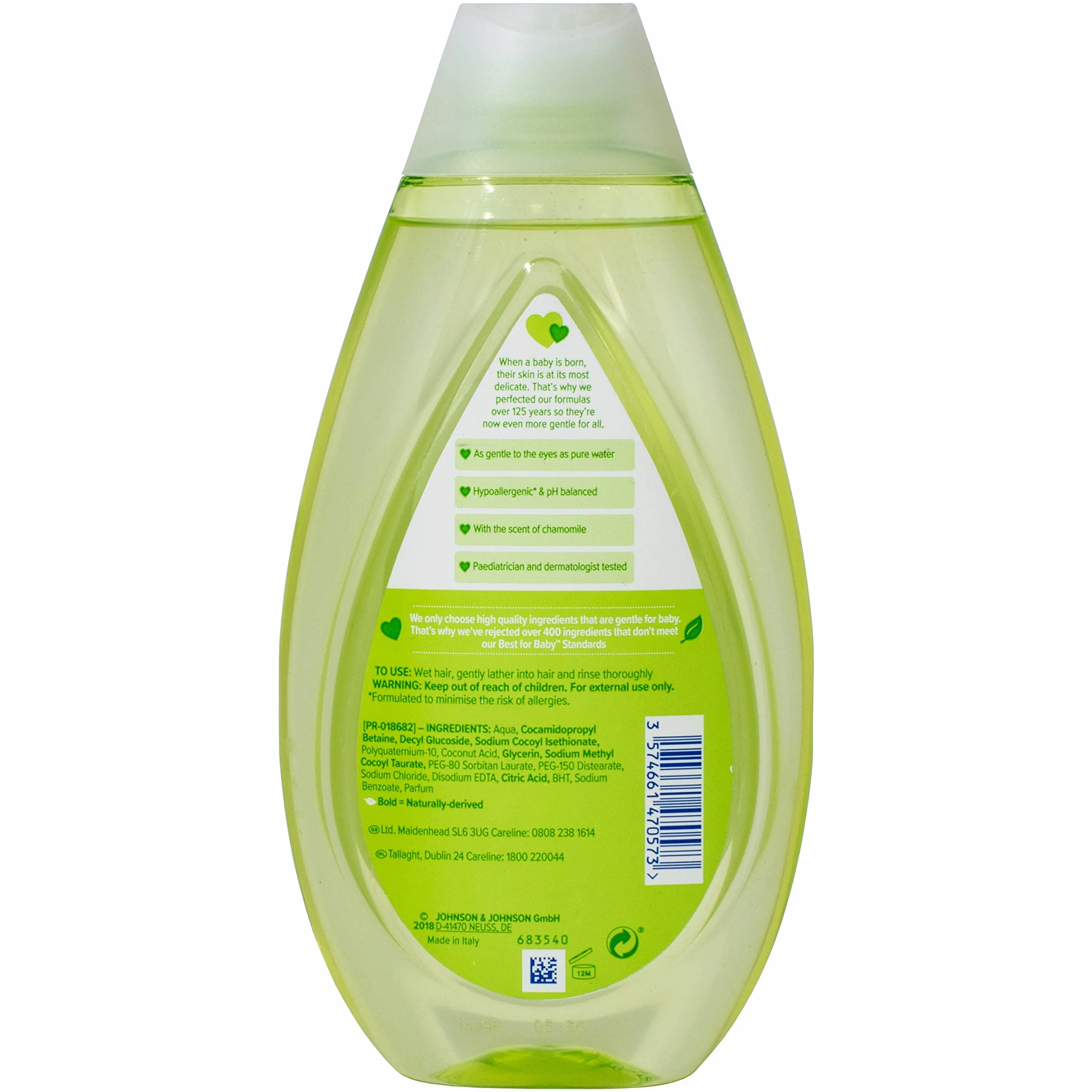 Johnson's Baby Shampoo Chamomile - 500 ml