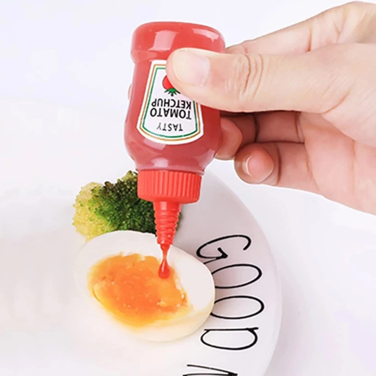 2 butelki do keczupu pomidorowego 25 ml wyciskane butelki sos puste butelki do wyciskania wielokrotnego nape?niania ketchup miód pojemniki sa?atk? butelki przeno?ne s?oiki sos pude?ko
