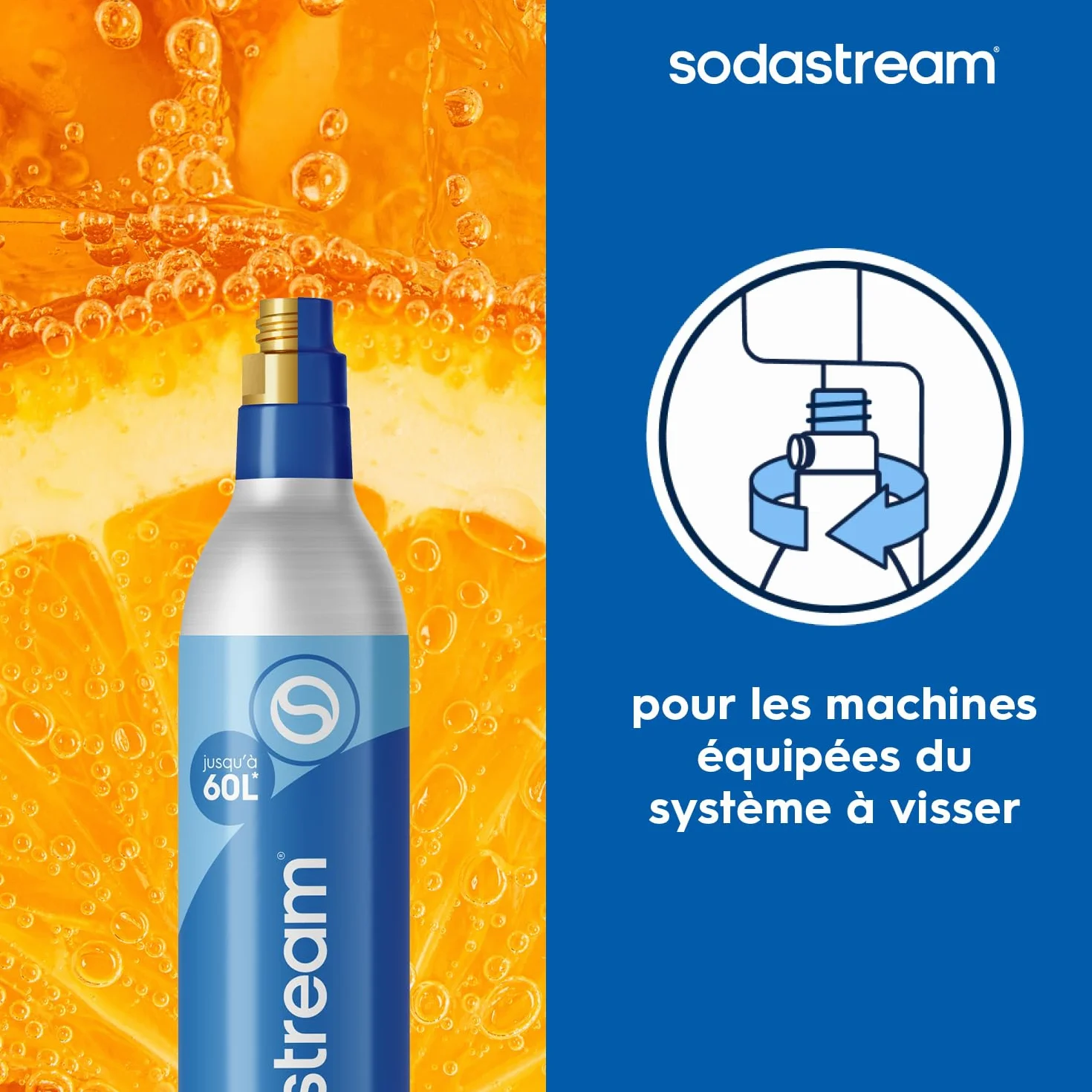 SodaStream Cylinder z Gazem Co2, 60l