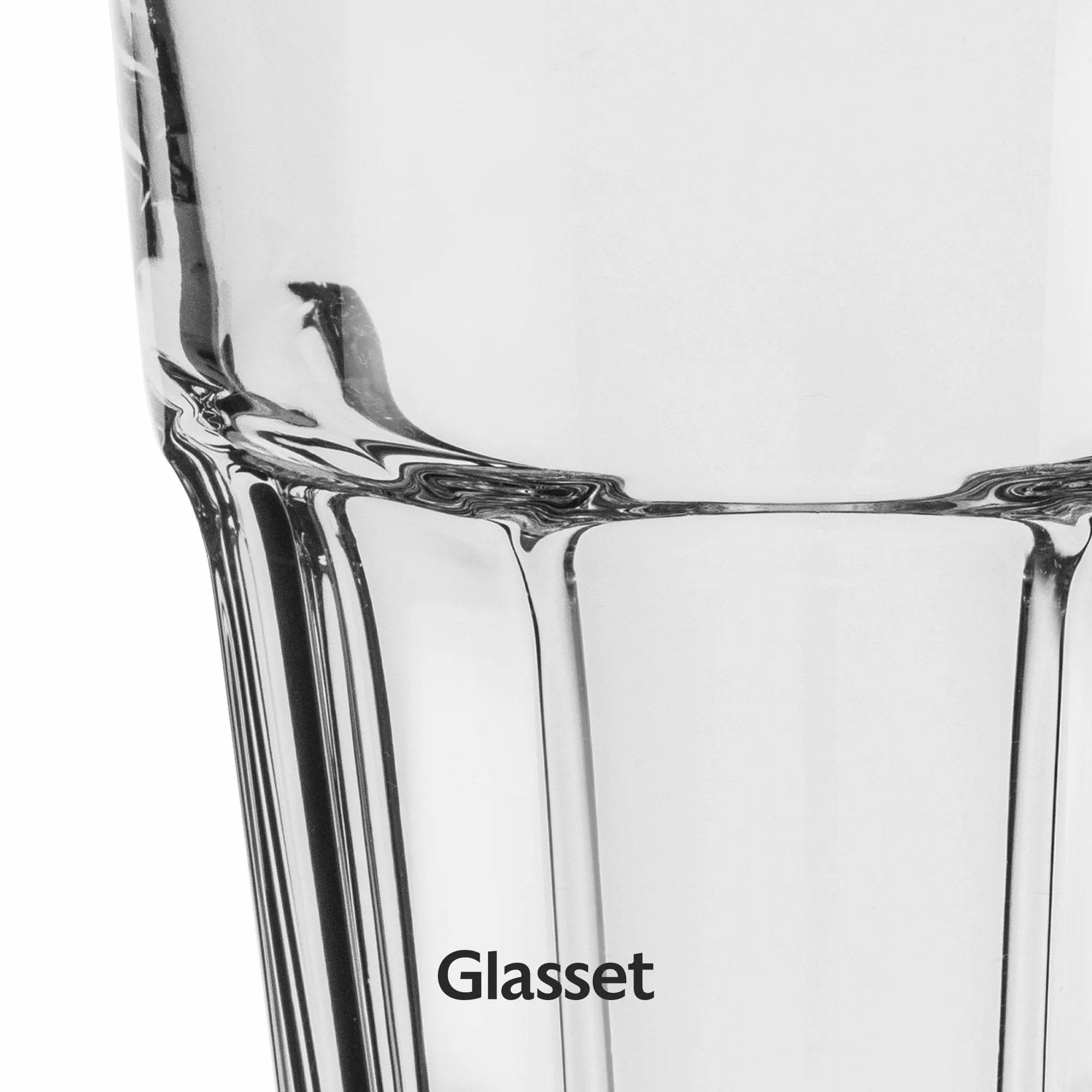 Zestaw 4 szklanek do długich napojów, 425 ml, szklanki do kawy mrożonej, latte macchiato, szklanki do wody Caipirinha, nadają się do mycia w zmywarce, kolekcja Alva