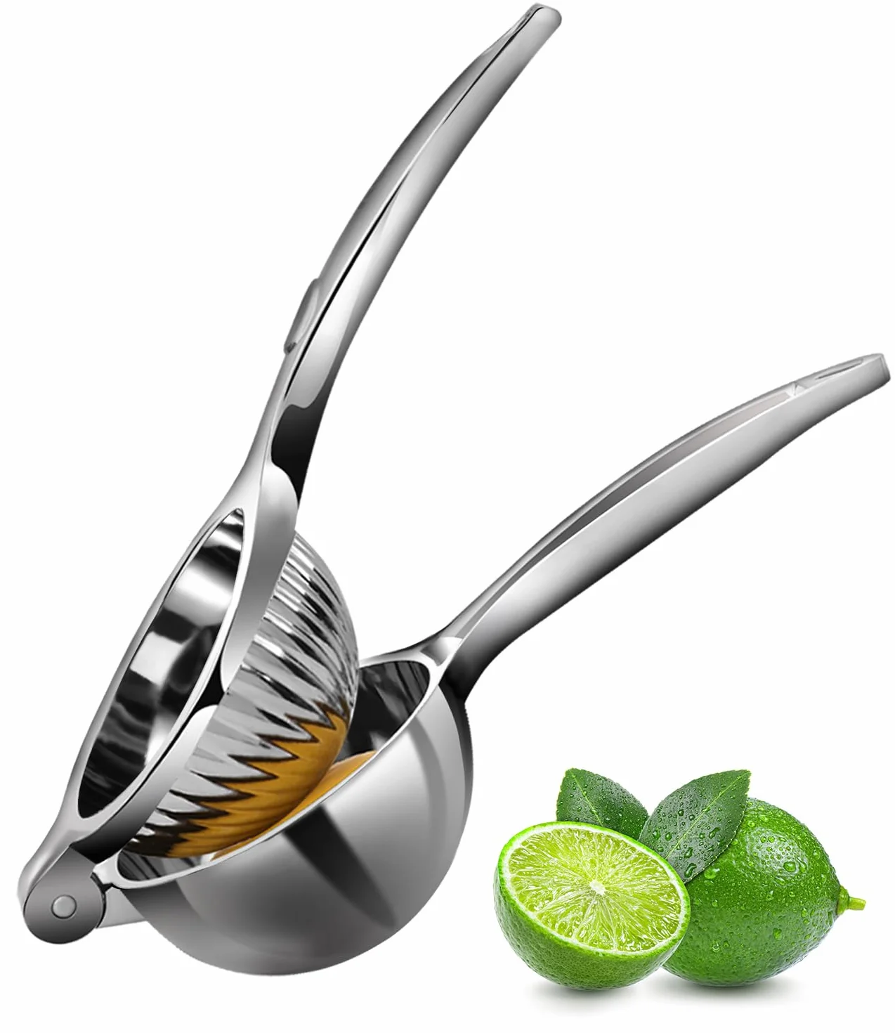 Wyciskarka do cytryn – wytrzymała ręczna wyciskarka do owoców cytrusowych, maksymalna ręczna prasa do ekstrakcji, solidna metalowa wyciskarka do limonki i pomarańczy, łatwa do czyszczenia
