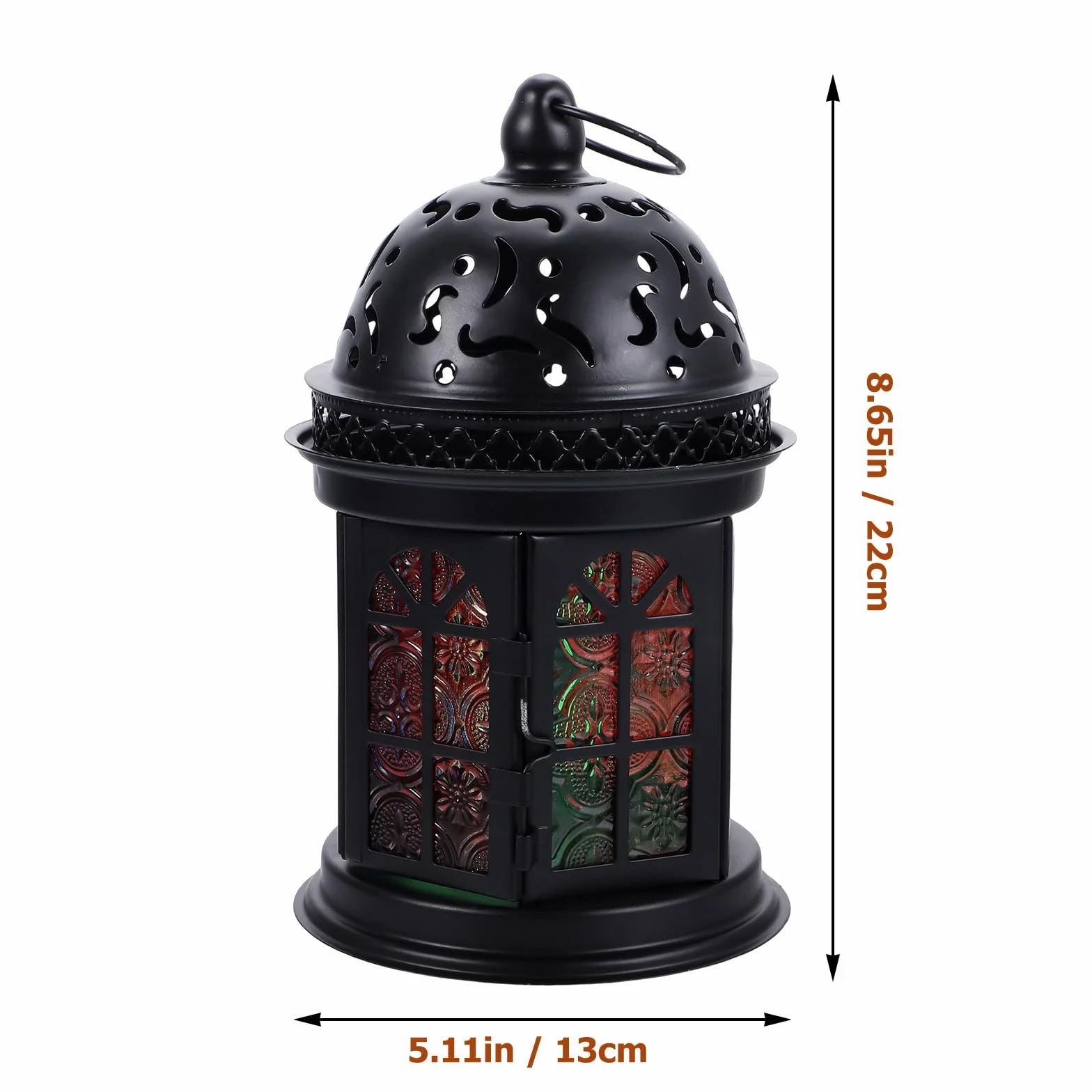 PRETYZOOM Retro lampa wiatrowa w stylu europejskim świecznik na parapecie latarnia dekoracyjna latarnia do wnętrz vintage świecznik metalowy żelazny tealight ślub