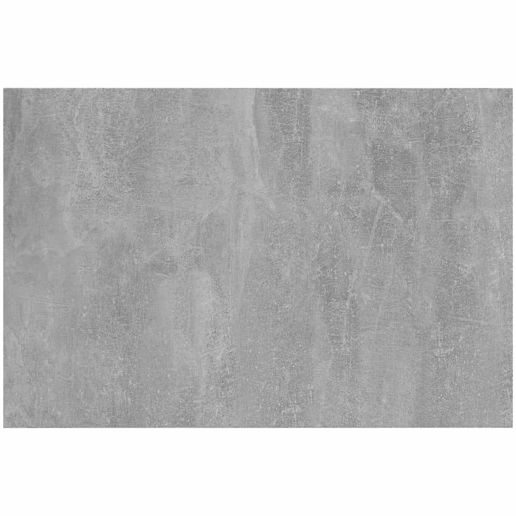 Regał na książki, 4 szt., szary beton, 60 x 40 x 1,5 cm, materiał drewnopochodny, system regałów, przechowywanie ścienne, do dużych obciążeń, moduł podłogowy do sypialni, salonu, biura, kuchni