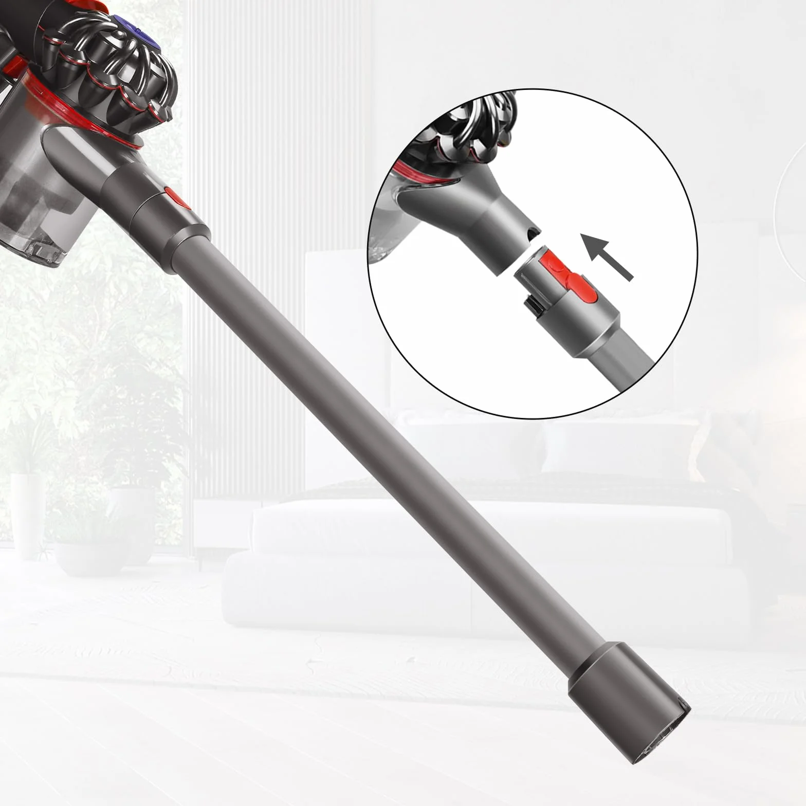Rura przedłużająca do rury ssącej Dyson V15, V11, V10, V8, V7, części zamienne, rurka, akcesoria