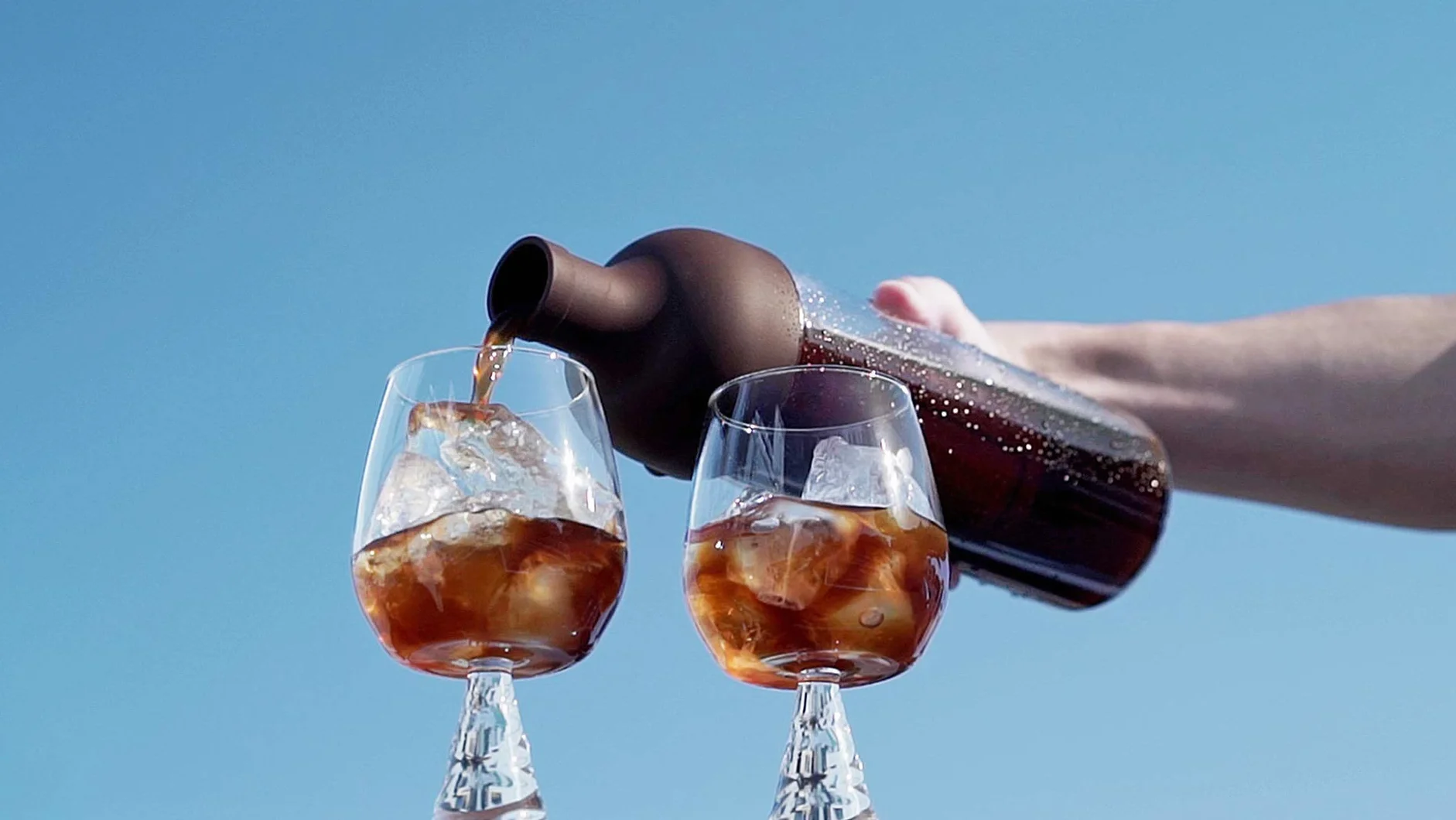 Hario Cold Brew Filtr w Butelce, Guma, Brązowy, 700 mililitrów