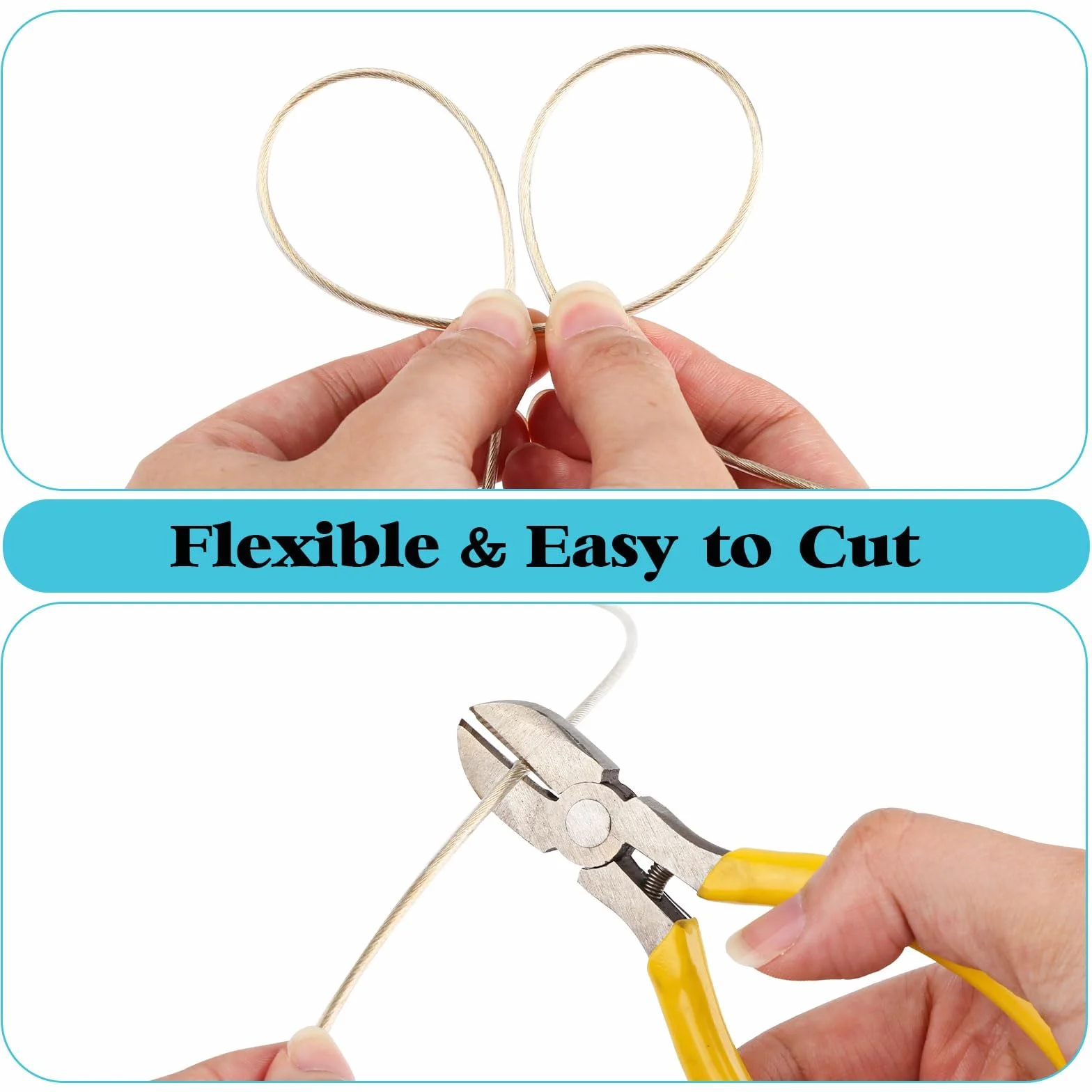2 linki do prania, 30 m linka do prania ze stalowym rdzeniem i 1 szczypcami z drutu stalowego, stabilna, bardzo mocna linka o nośności 120 kg, odporna na rdzę, do ogrodu, na kemping