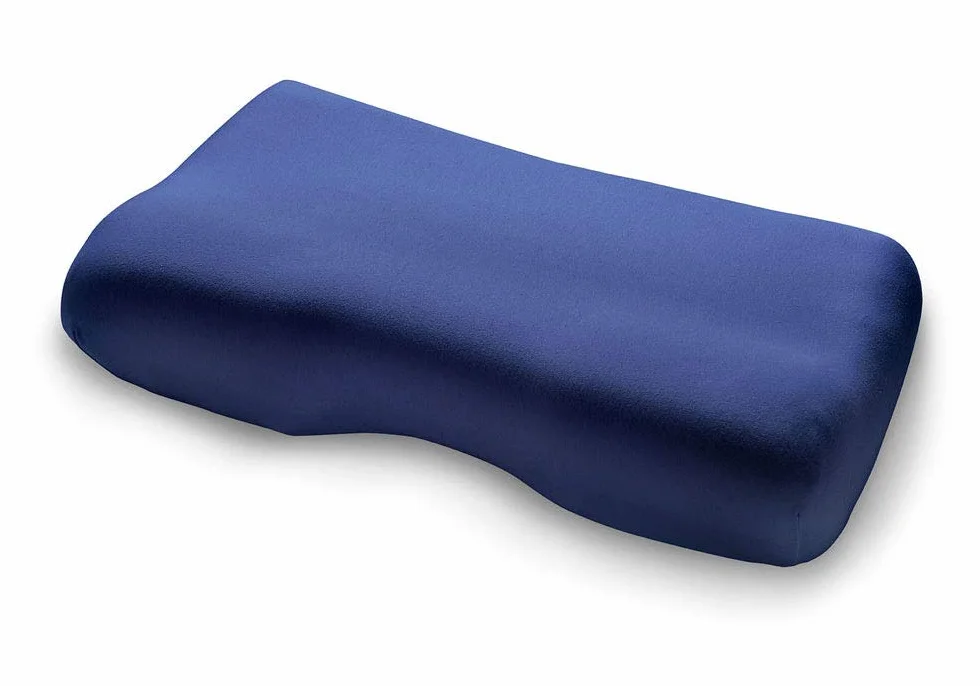 TEMPUR Poszewka na poduszkę z dżerseju dla ErgoPlus/oryginalna poduszka do spania, poszewka z gumką do spania, rozmiar uniwersalny (S/M/L/XL), niebieska