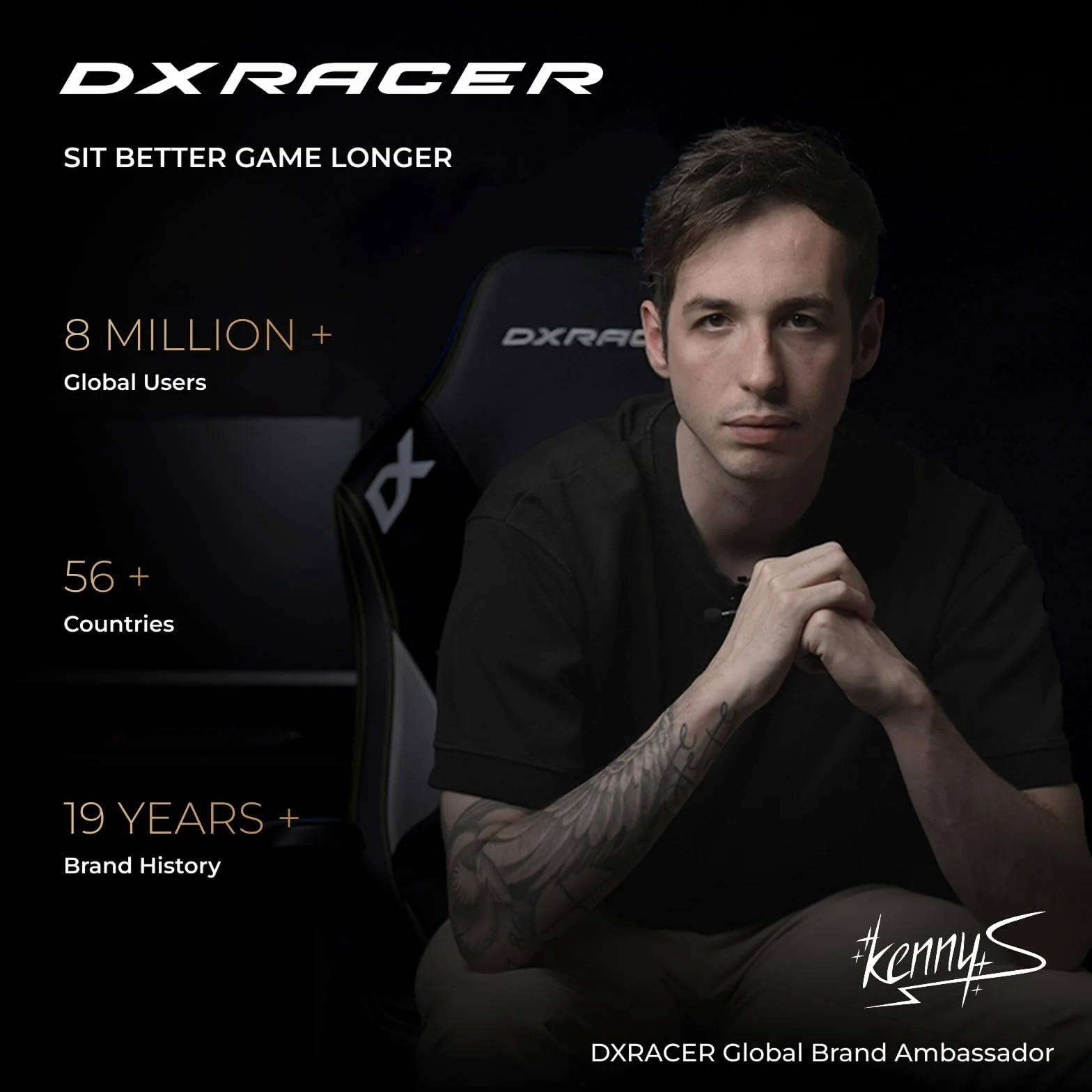 DXRacer DRIFTING L oryginalne krzesło gamingowe ze skóry EPU