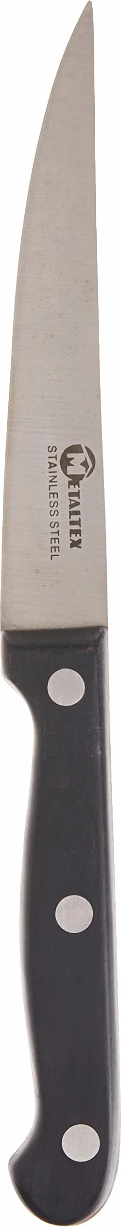 Metaltex Nóż do steków, stal nierdzewna, 20,5 cm, profesjonalny, wielokolorowy