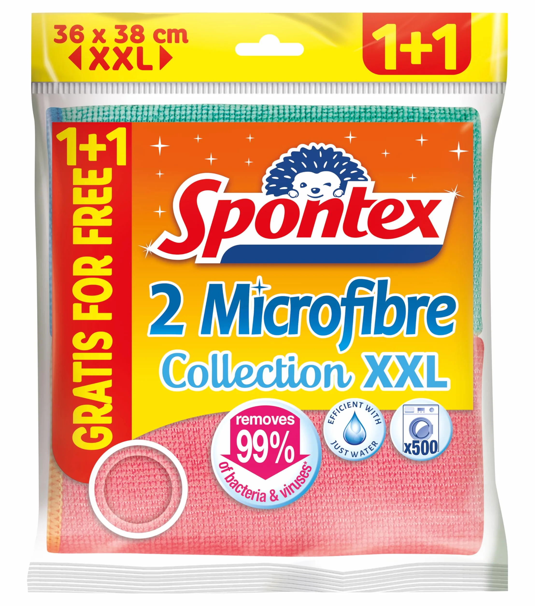 Spontex Ściereczka z mikrofibry XXL, opakowanie 2 szt.