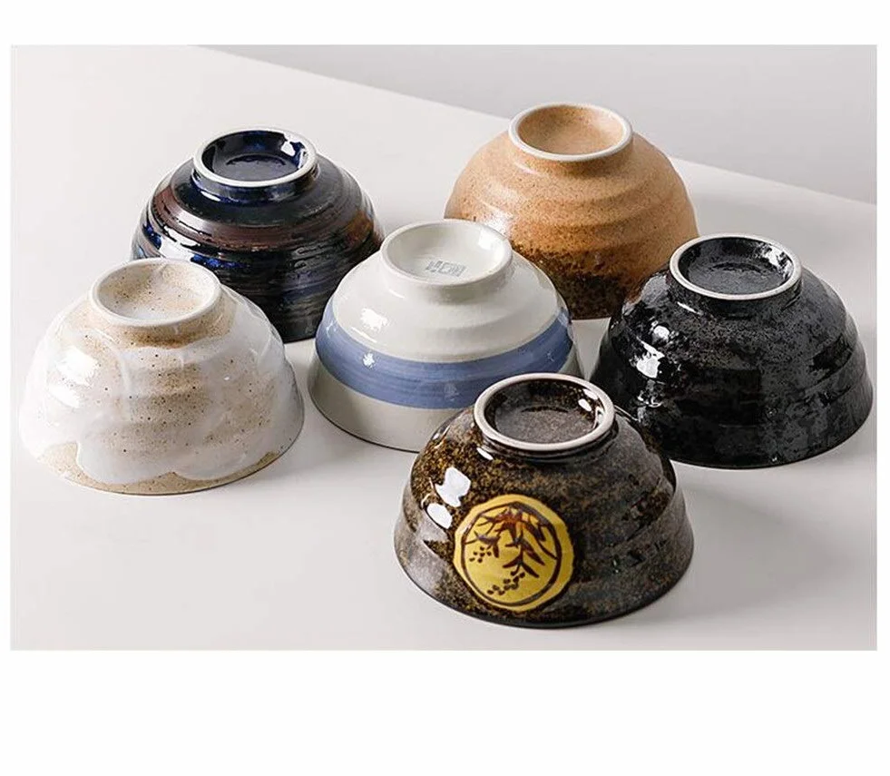 Miska do Ramen w stylu japońskim, duża ceramiczna miska do serwowania imprez, ceramicznych talerzy do serwowania, miska do mieszania sałatek, zup, owoców, misek na płatki śniadaniowe i makaron.
