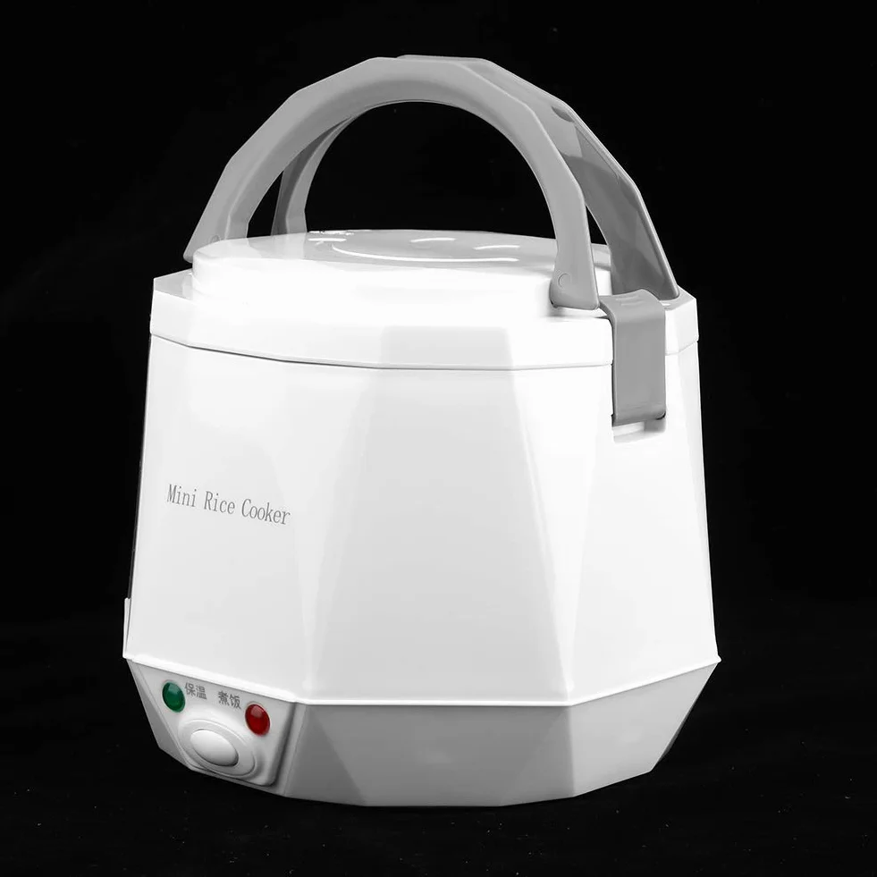 Mini Urządzenie do Gotowania Ryżu, 12 V 1,6 L 2-3 Osoby Przenośne Urządzenie do Gotowania Ryżu Podróżne Samochodowe Urządzenie do Gotowania Ryżu Elektryczne Naczynie do Gotowania