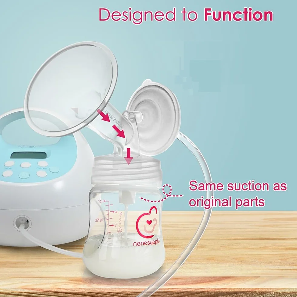 NeneSupply 5-krotne zawory kacze. Nadaje się do ochraniaczy piersiowych Medela i NeneSupply Breastshields. Jeden zawór Duckbill zastępuje zawór Medela i membranę.