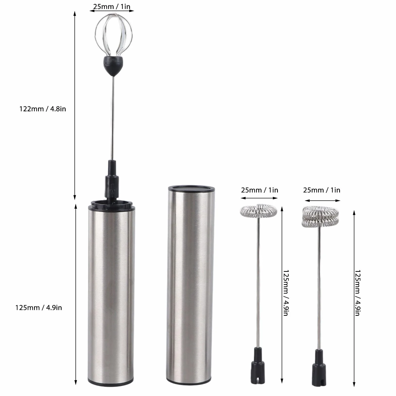 Elektryczna Trzepaczka USB Spieniacz do Mleka do Ubijania Jajek Blender do USB 3 w 1 Mieszarka do Ubijania Jaj Parzonych Trzepaczka do Jajek Spieniacze do Mleka Jajecznego