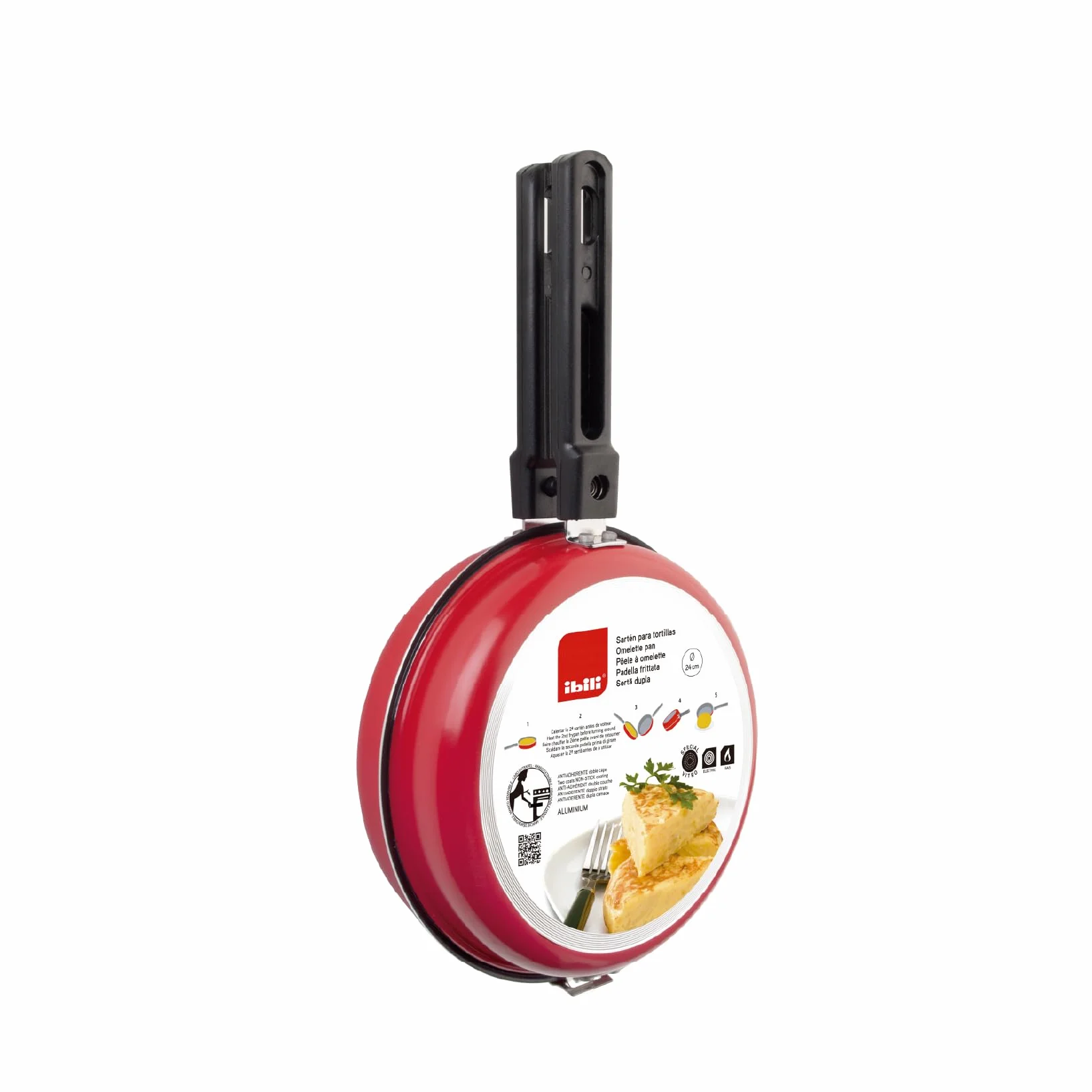 Ibili Patelnia do tortilli Venus 20 cm aluminium powłoka zapobiegająca przywieraniu