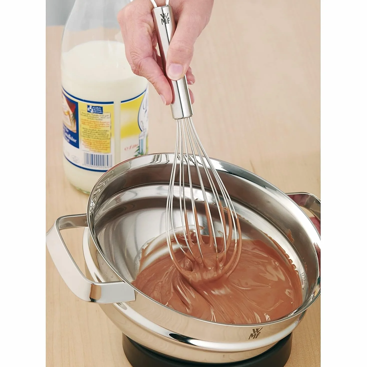 WMF 18.7114.6030 Profi Plus Trzepaczka ze Stali Nierdzewnej Cromargan, 25 cm