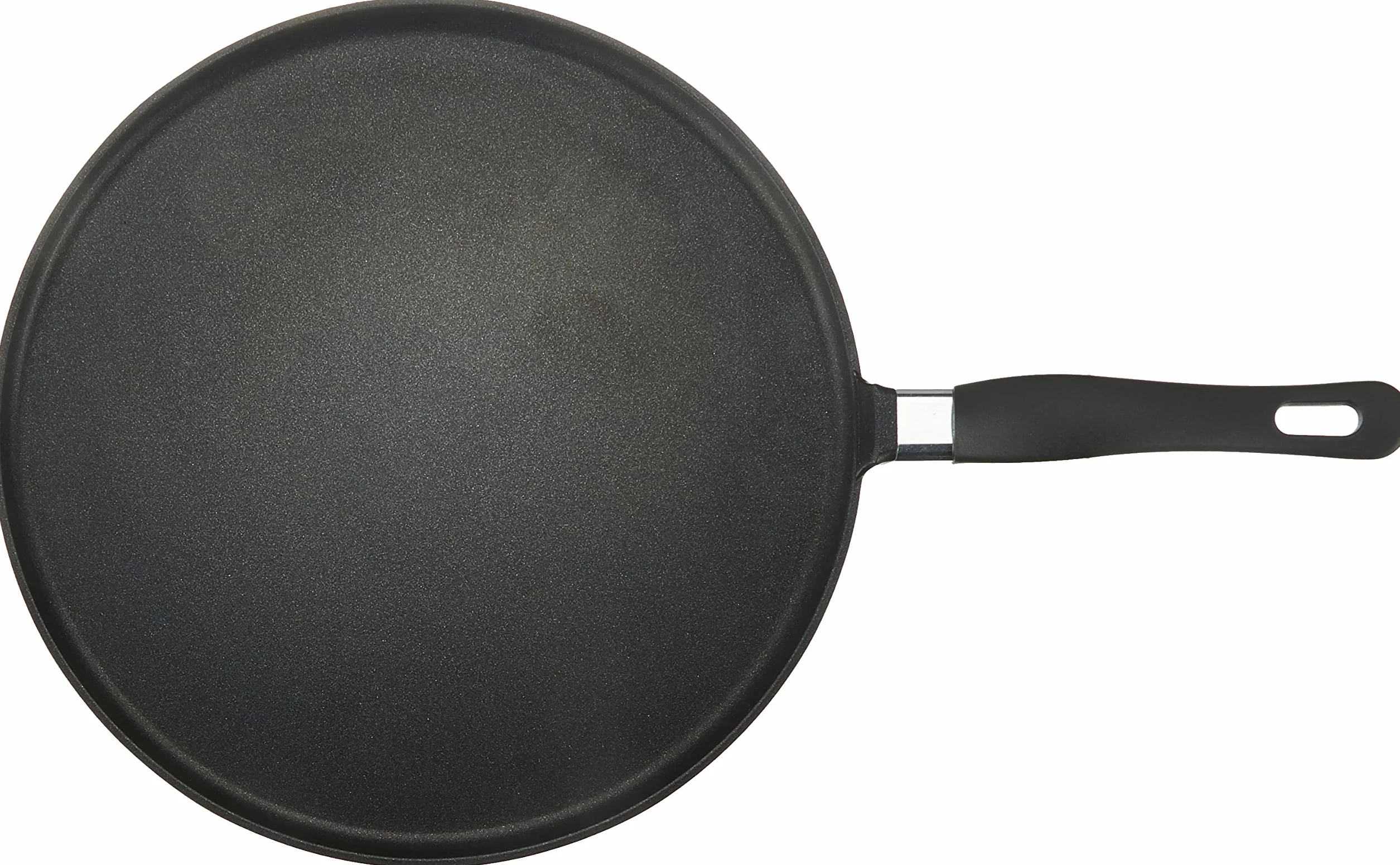 Home Granchef patelnia do naleśników z powłoką zapobiegającą przywieraniu, z uchwytem, aluminium, czarna, 32 cm