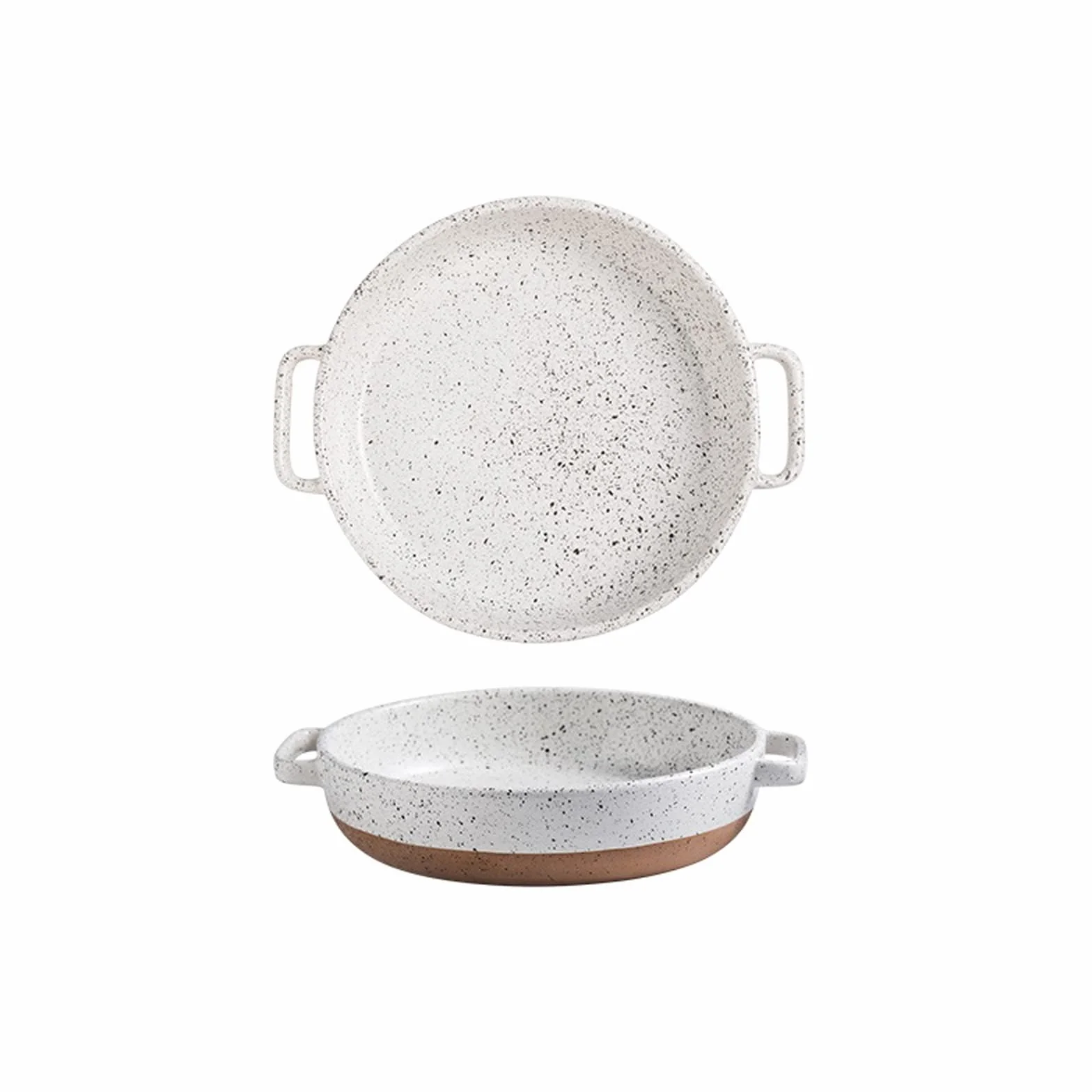 Patelnie do pieczenia matowe ceramiczne naczynia do pieczenia podszkliwna obuuszna forma do pieczenia kuchnia naczynie do pieczenia miska na makaron wielofunkcyjna blacha do pieczenia 2