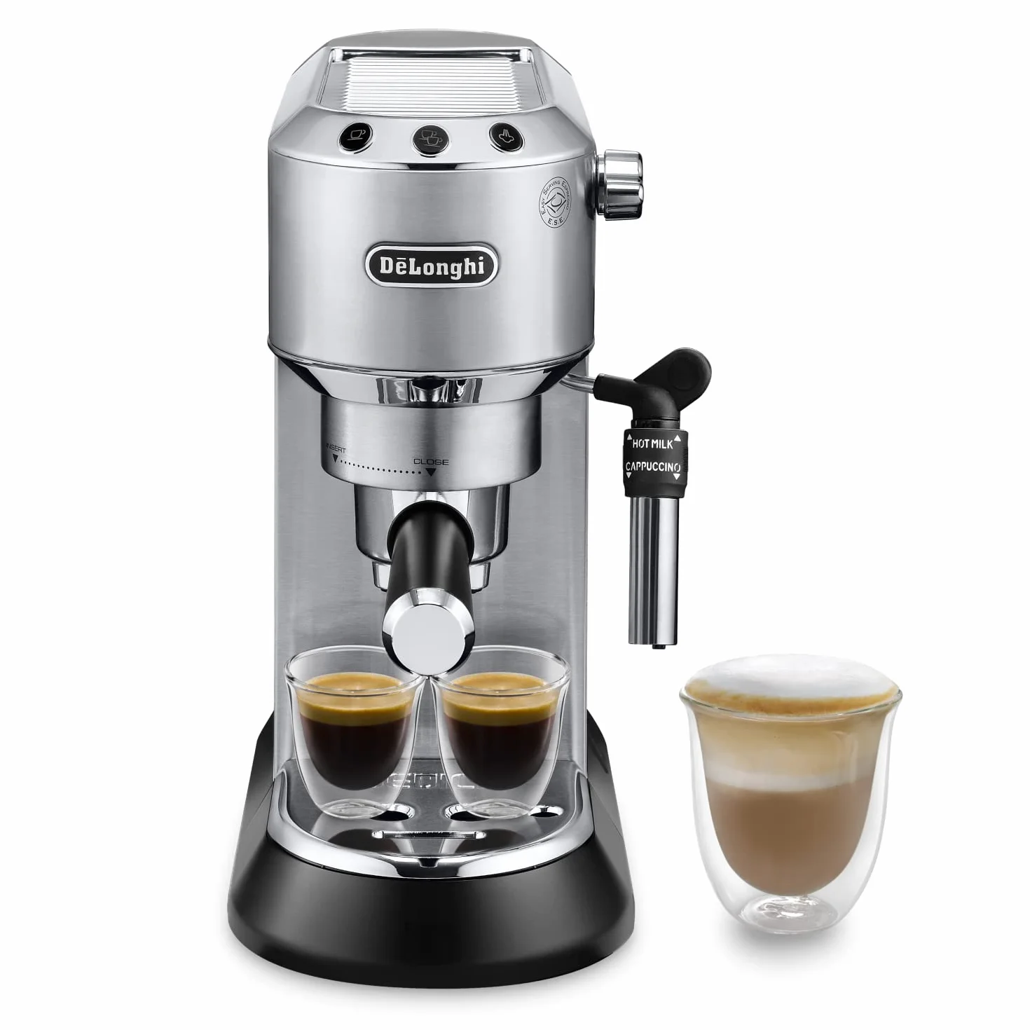 De'Longhi Dedica Style Ekspres do Kawy, Srebrny, 1350W 220V