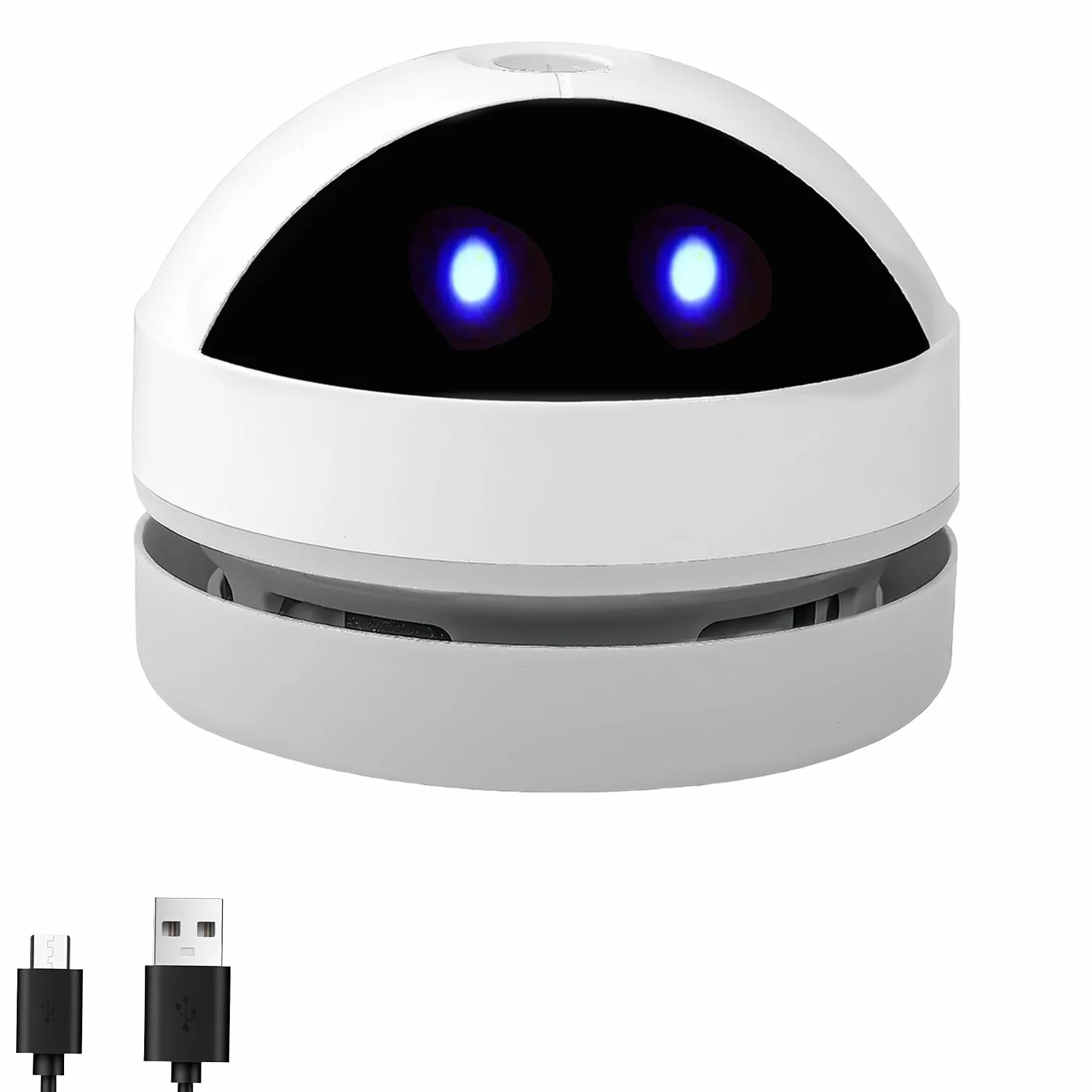 Flintronic Mini odkurzacz, mały odkurzacz do ładowania przez USB, przenośny odkurzacz z mocną bezprzewodową mocą ssania do stołu, biura, samochodu, szkoły i domu – słodkie wyrażenia
