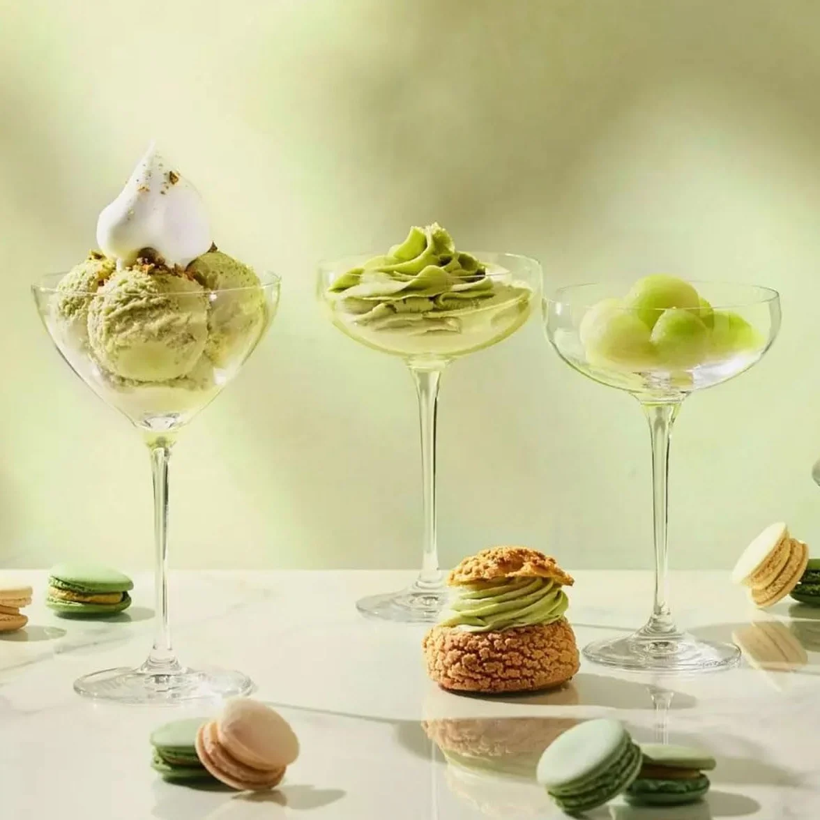 KROSNO Harmony Kieliszki do Martini i Koktajli 340 ml Zestaw 6 szt – Szkło Kryształowe Bezołowiowe, Klasyczna Szeroka Czasza, Długa Nóżka, Do Cosmopolitan, Drinków, Zmywarka