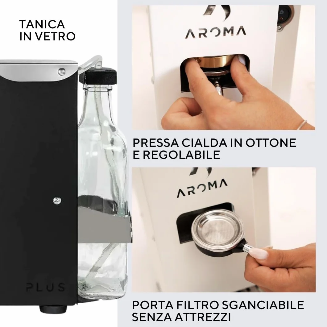 Ekspres do kawy Aroma Plus+ Espresso ESE 44 mm pod kolor biały