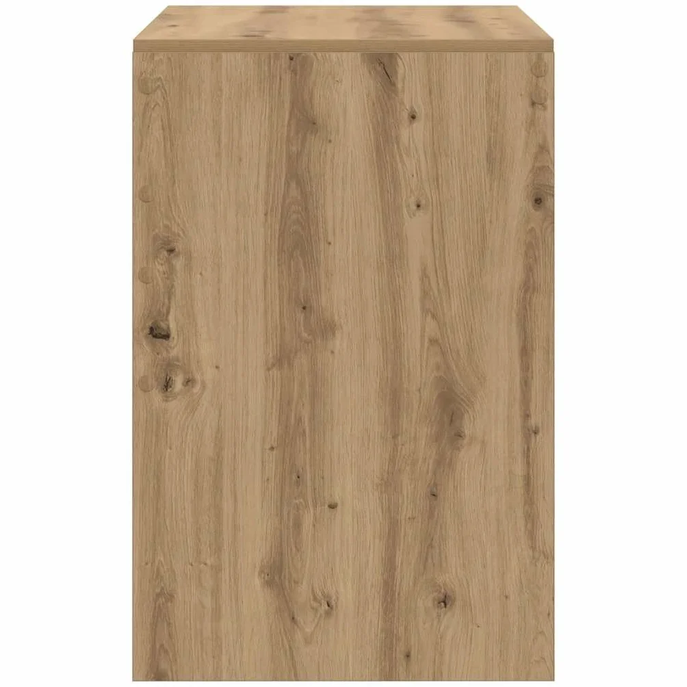 Biurko dębowe rękodzieło, 100 x 50 x 76 cm, materiał drewnopochodny, wytrzymały stolik komputerowy do domowego biura, kompaktowy cud przestrzeni, idealne do gabinetu, sypialni i gabinetu