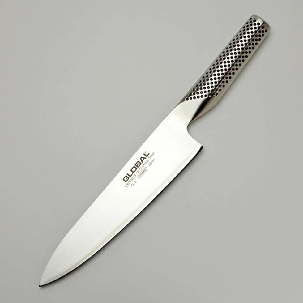 Global G-2 nóż szefa kuchni z ostrzem 20 cm, stal nierdzewna Cromova 18