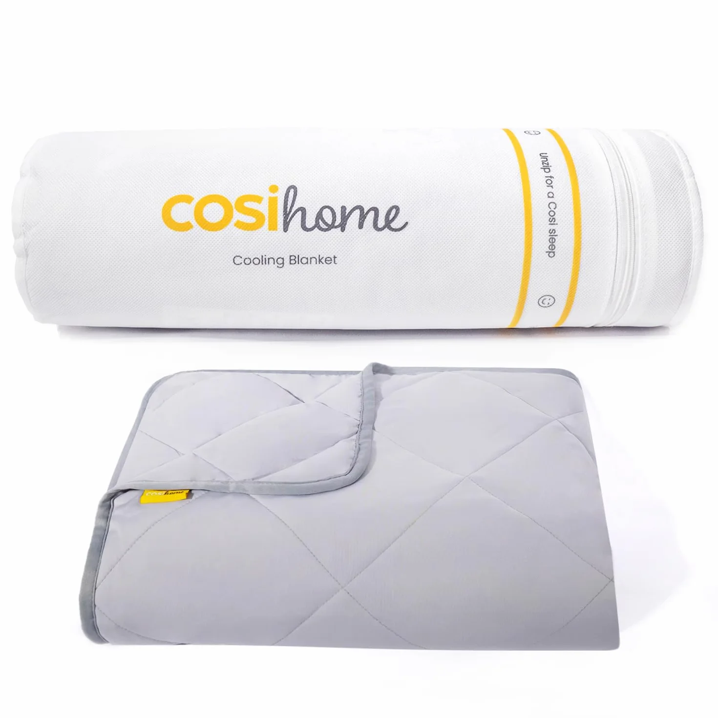 Cosi Home Koc Chłodzący do Spania z Nylonu i Mikrofibry, Lekka 3 Warstwowa Kołdra na Lato, Ciepły Koc na Zimę Podróżny, Narzuta na Łóżko z Włóknami Chłodzącymi, na Nocne Poty dla Dorosłych, 150x200cm