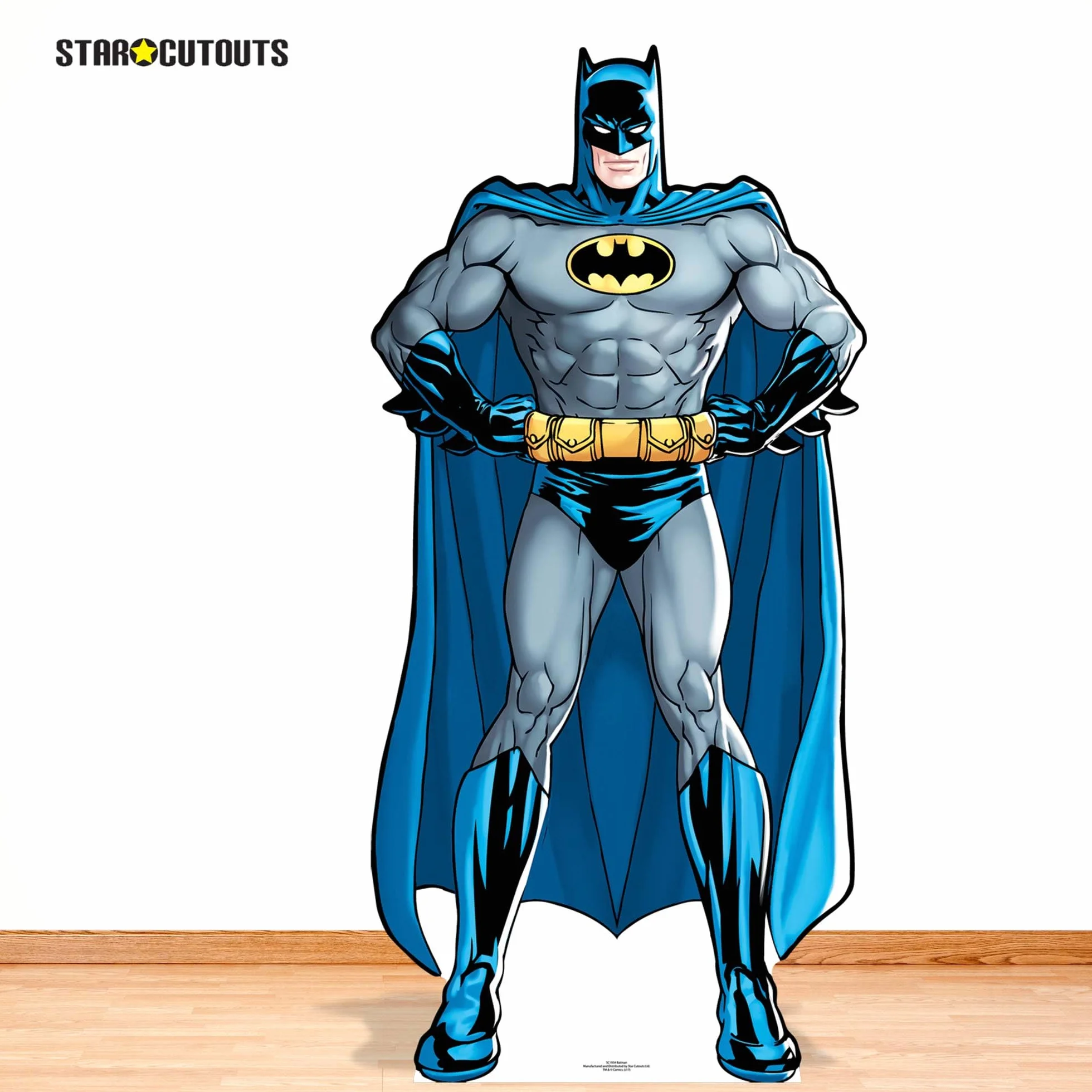 STAR CUTOUTS SC1954 DC Gwiazda Kartonowe wycięcie idealne na urodziny, prezenty, imprezy i dla fanów, wysokość 92 cm, Batman Mini