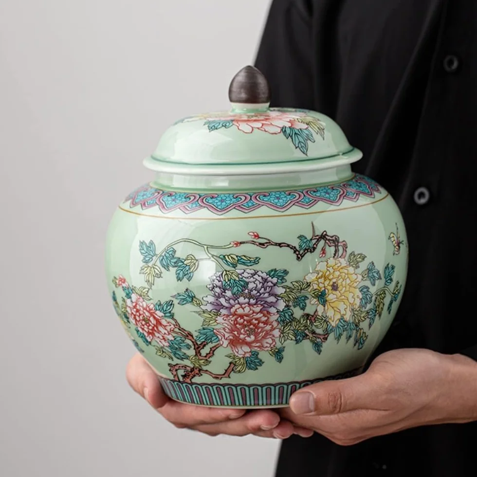 LAPADULA Pojemnik na herbatę ceramiczny luzem słoik do przechowywania herbaty dom kuchnia przyprawa słoik luzem herbata czarna herbata zielona pojemnik do przechowywania słoik słoik do przechowywania